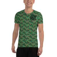 Men's Camo Leaf Print T-shirt
