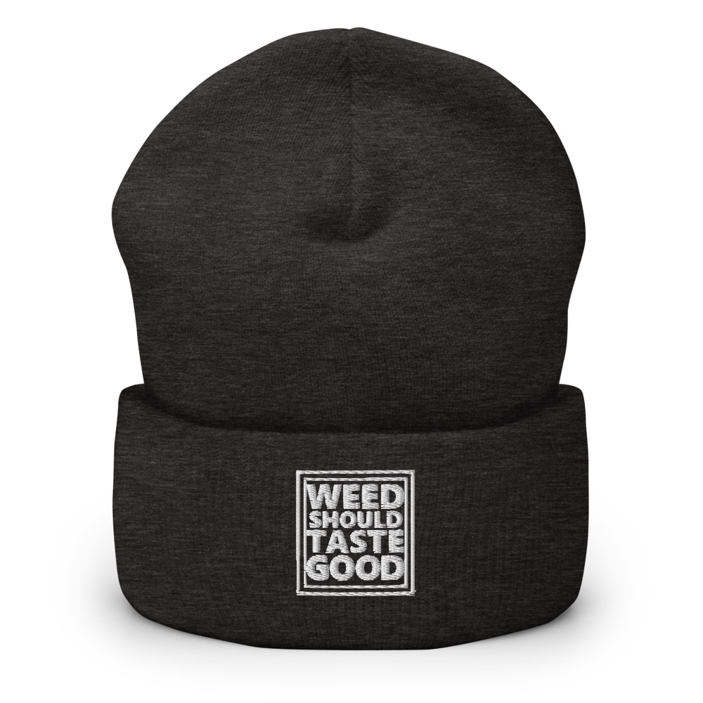 Weed Should Taste Good Cuffed Beanie - Image 4