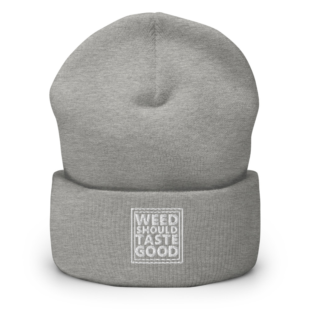 Weed Should Taste Good Cuffed Beanie - Image 5