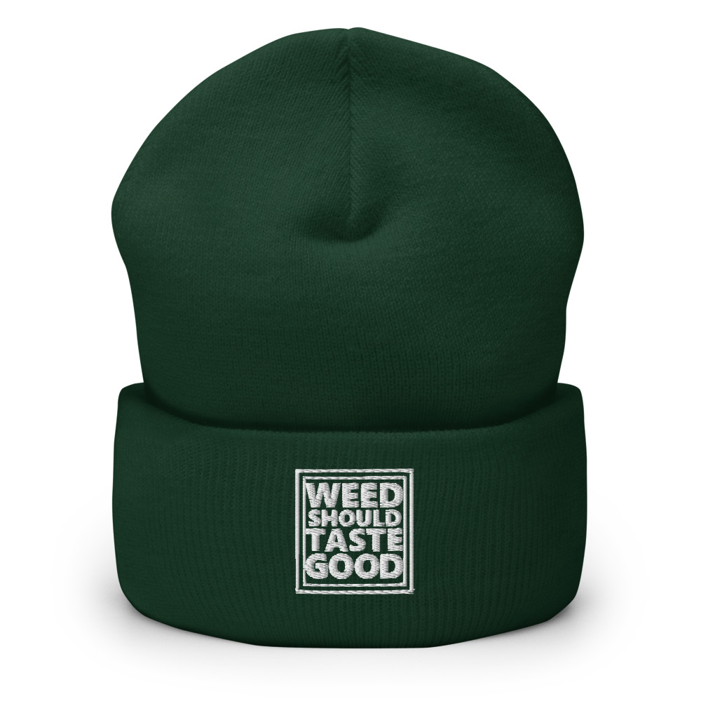 Weed Should Taste Good Cuffed Beanie - Image 3