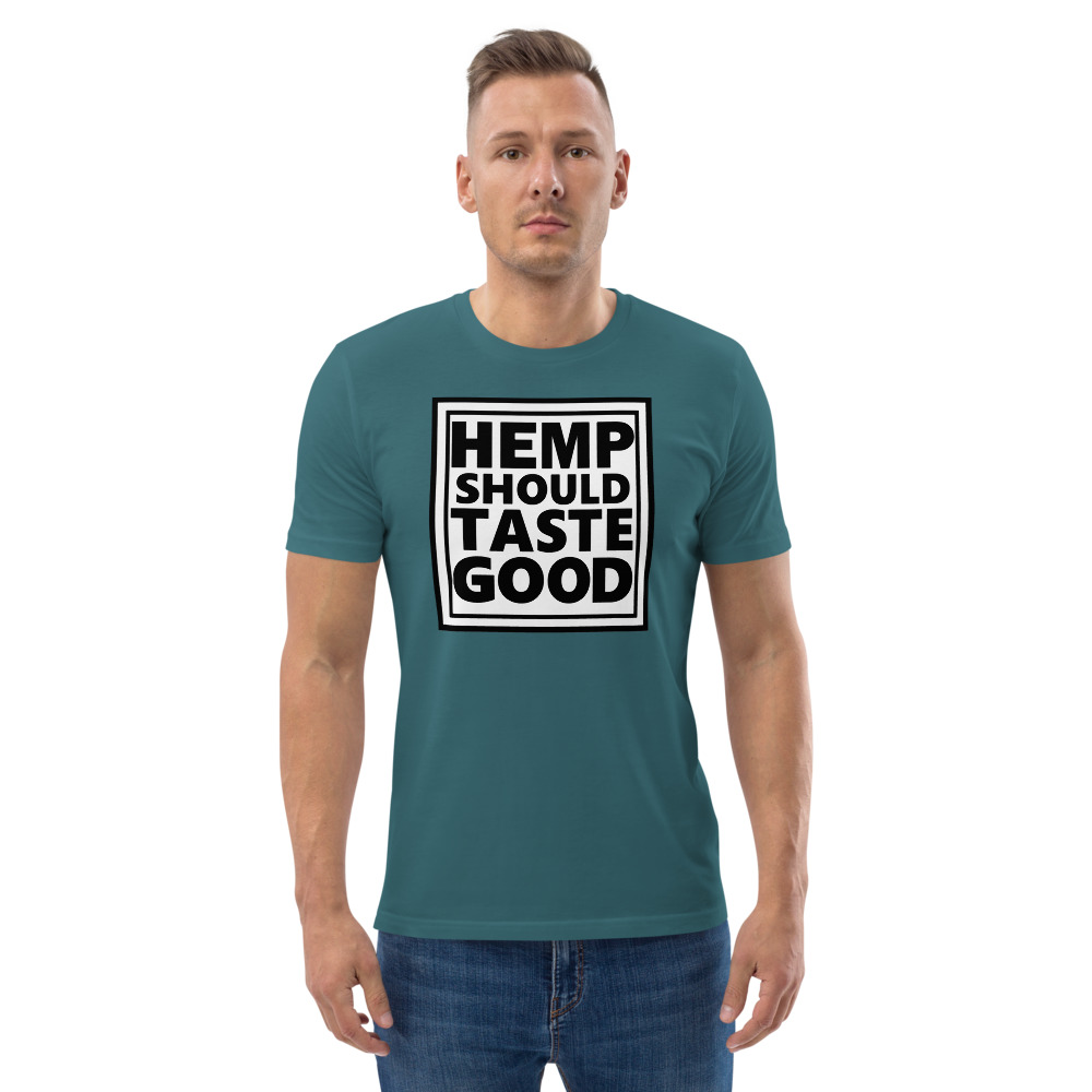 Men's Hemp Should Taste Good Organic Cotton T-shirt - Image 5