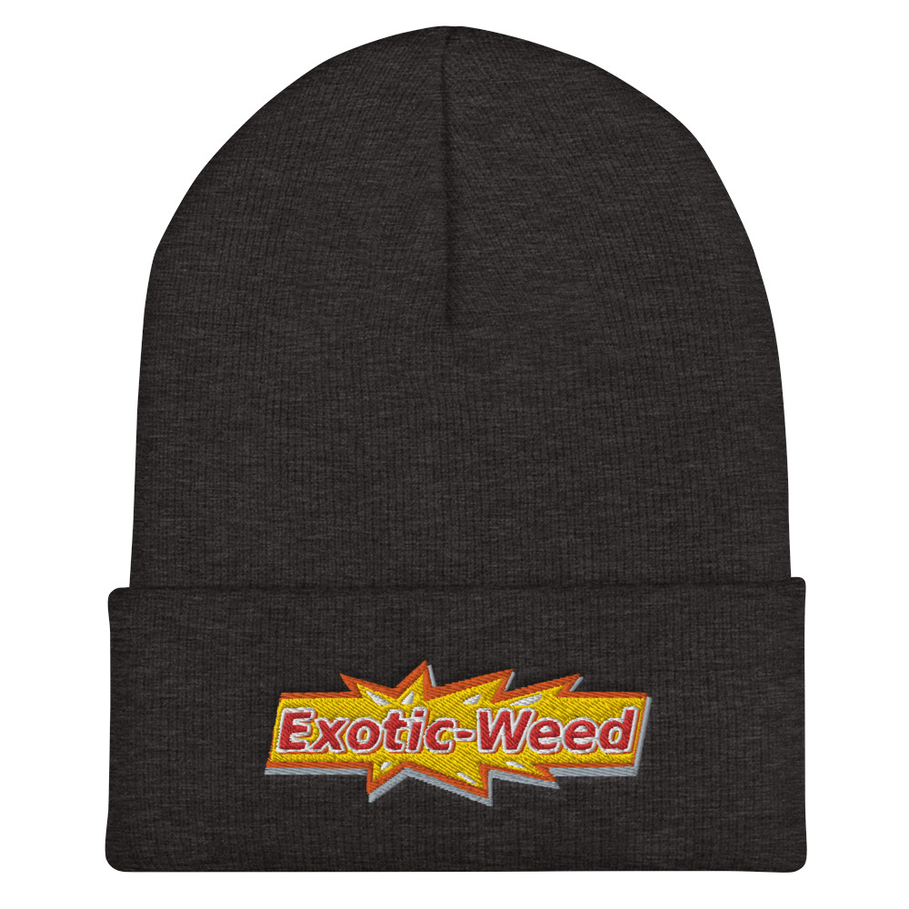 Exotic Weed Cuffed Beanie - Image 5
