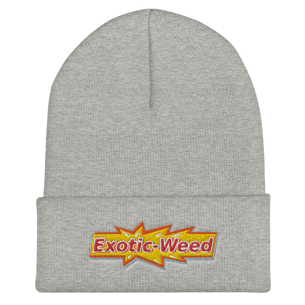 Exotic Weed Cuffed Beanie - Image 7