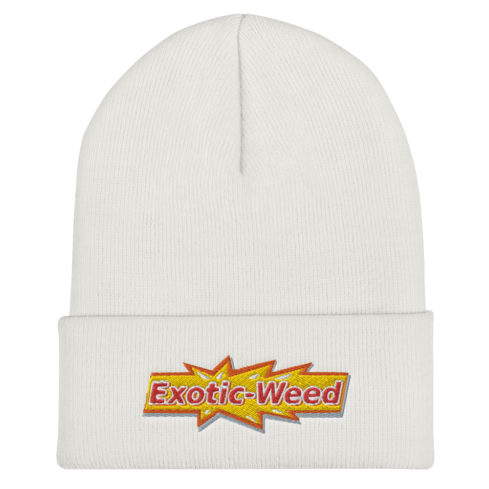 Exotic Weed Cuffed Beanie - Image 8
