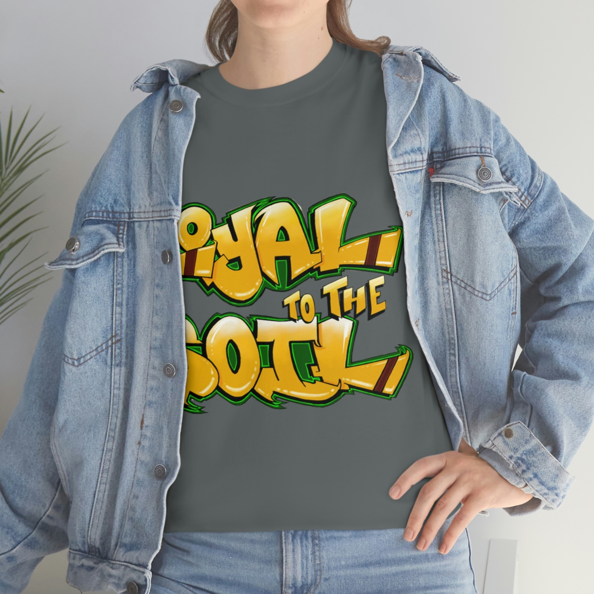 Loyal To The Soil Yellow Ras Elijah Tafari Unisex Heavy Cotton Tee - Image 62