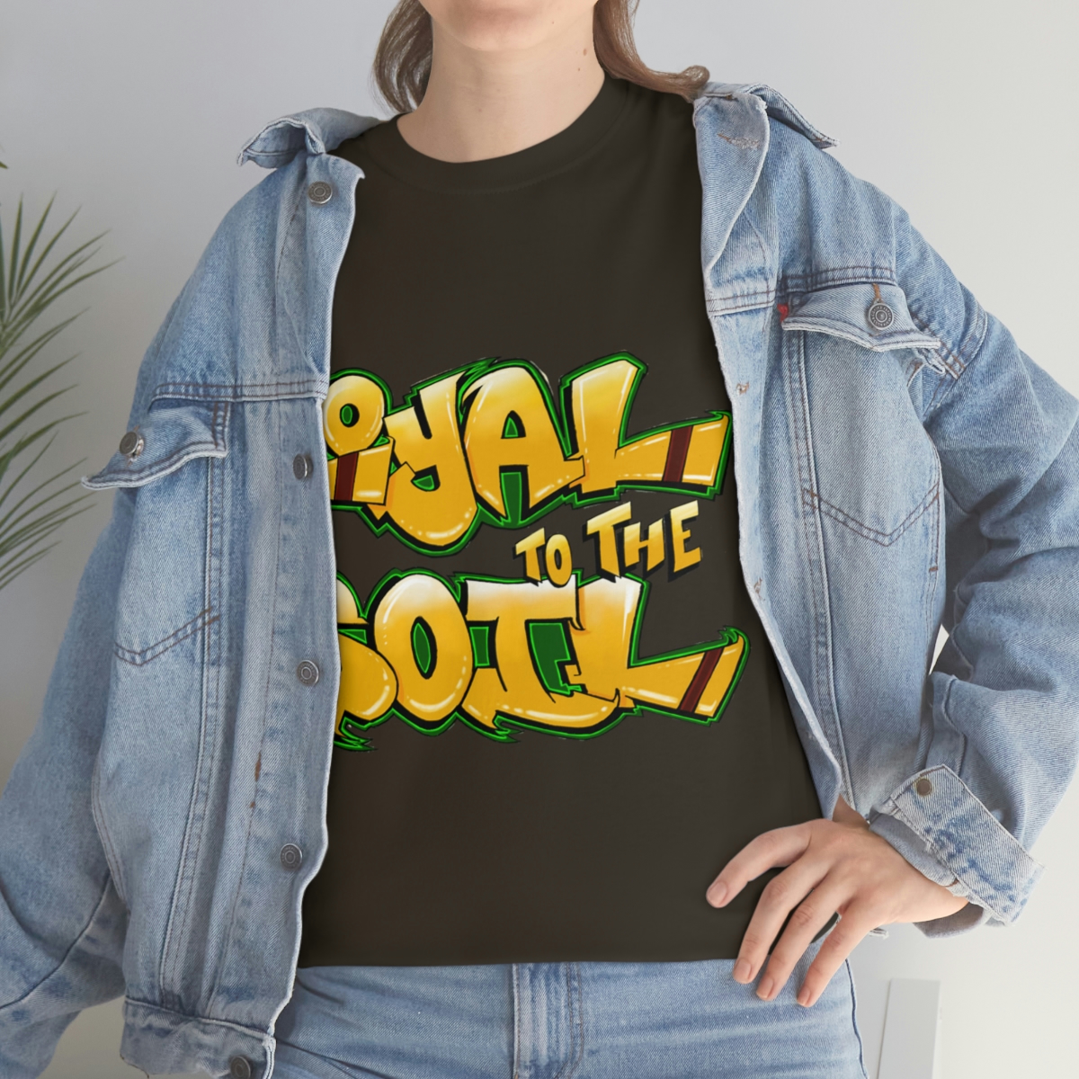 Loyal To The Soil Yellow Ras Elijah Tafari Unisex Heavy Cotton Tee - Image 30