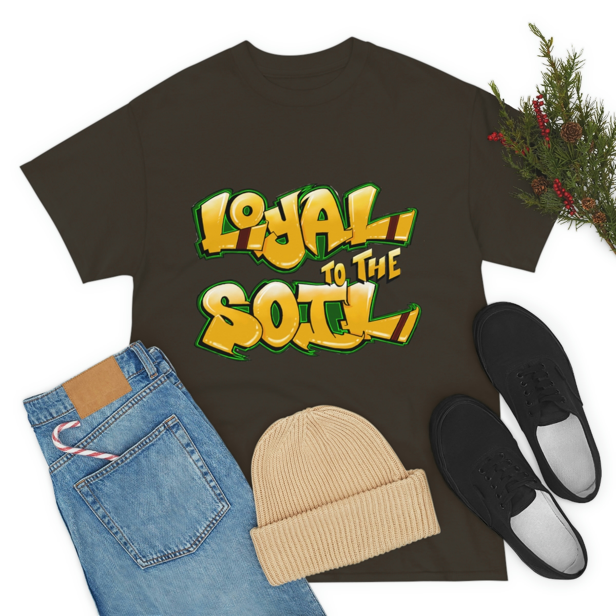 Loyal To The Soil Yellow Ras Elijah Tafari Unisex Heavy Cotton Tee - Image 31