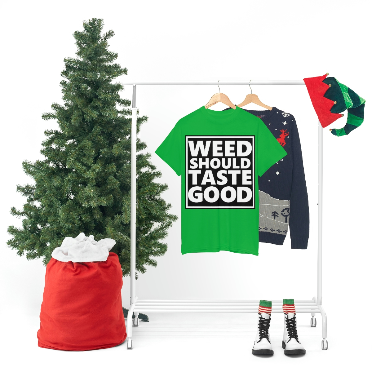 Weed Should Taste Good WB Unisex Heavy Cotton Tee - Image 56