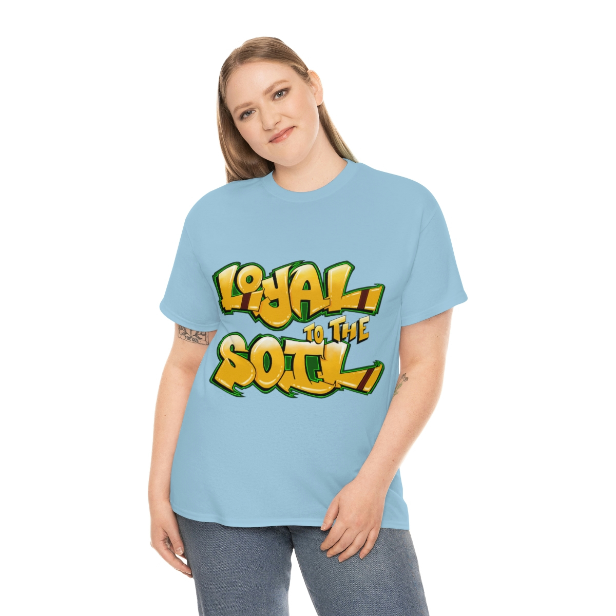Loyal To The Soil Yellow Ras Elijah Tafari Unisex Heavy Cotton Tee - Image 51