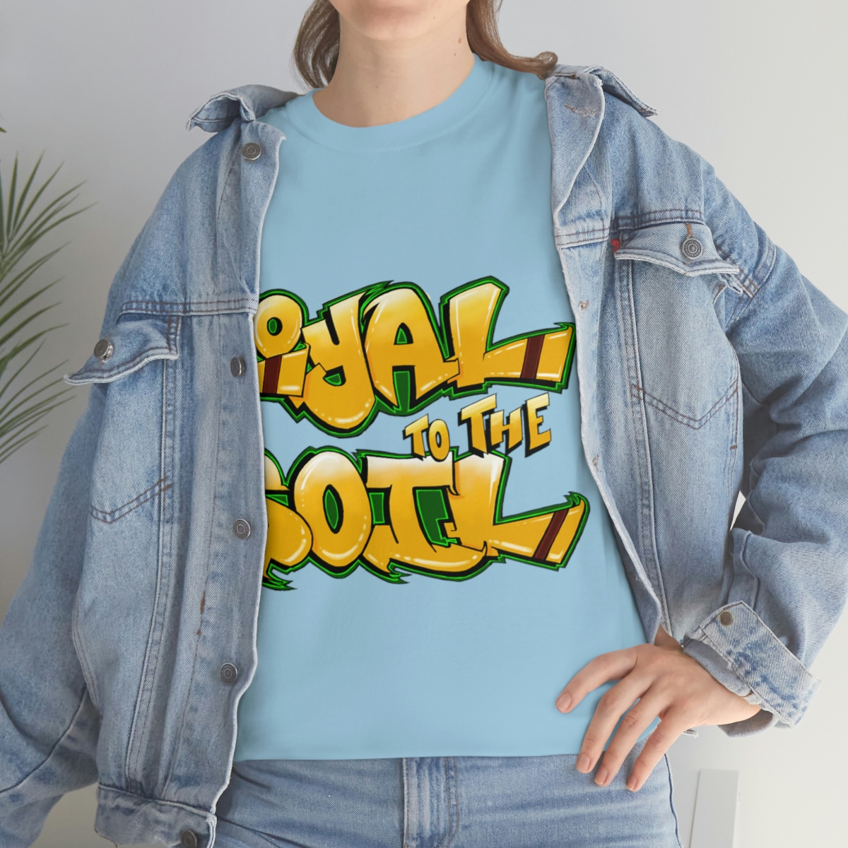 Loyal To The Soil Yellow Ras Elijah Tafari Unisex Heavy Cotton Tee - Image 54