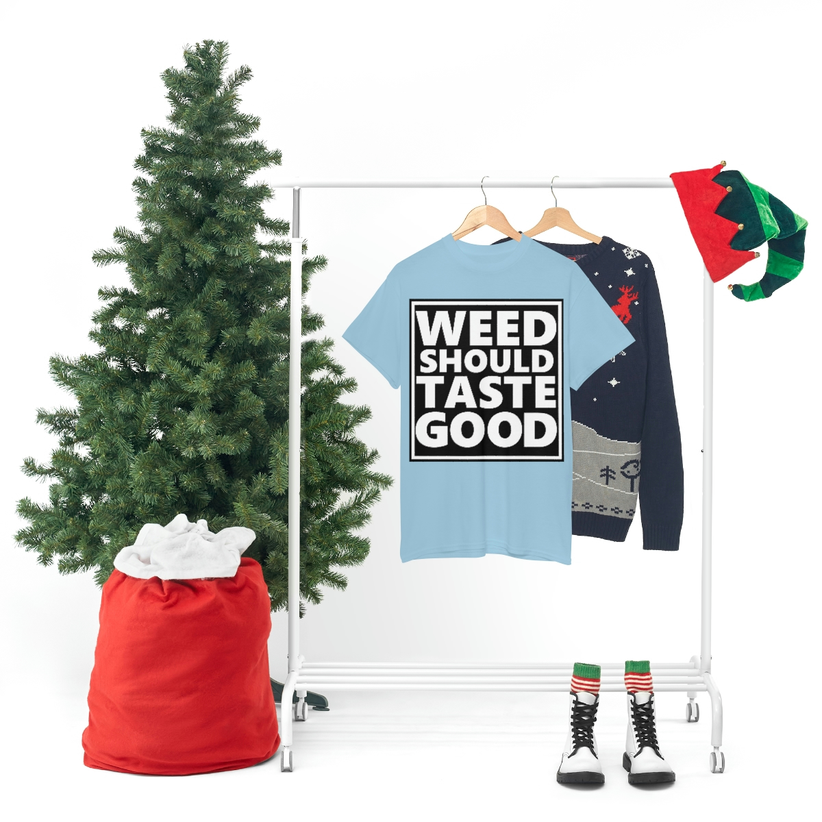 Weed Should Taste Good WB Unisex Heavy Cotton Tee - Image 64