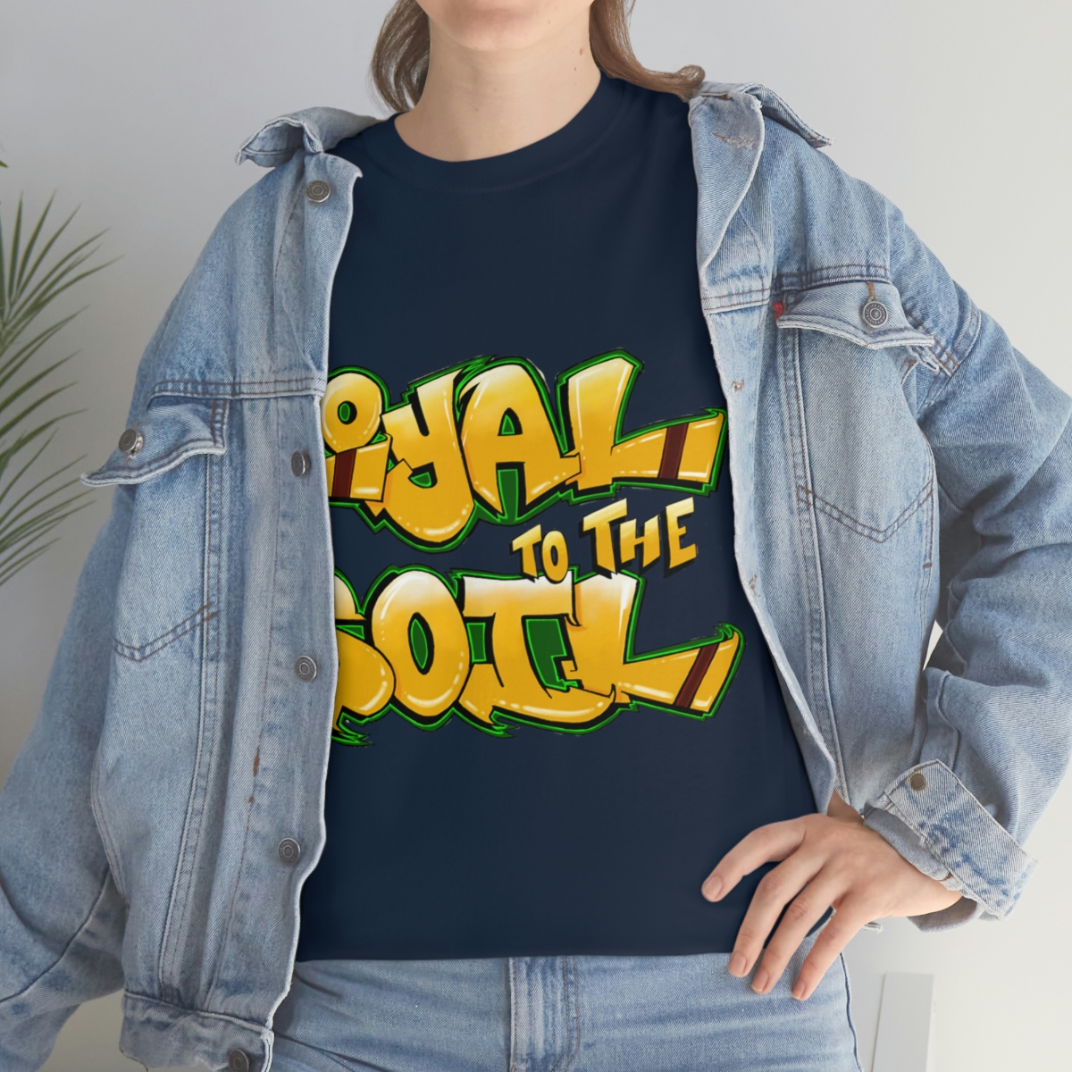 Loyal To The Soil Yellow Ras Elijah Tafari Unisex Heavy Cotton Tee - Image 78