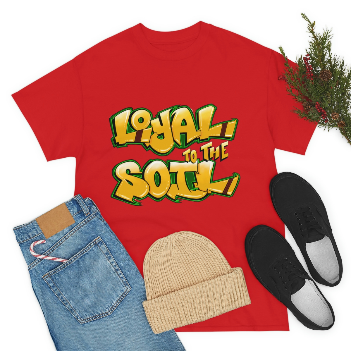 Loyal To The Soil Yellow Ras Elijah Tafari Unisex Heavy Cotton Tee - Image 95