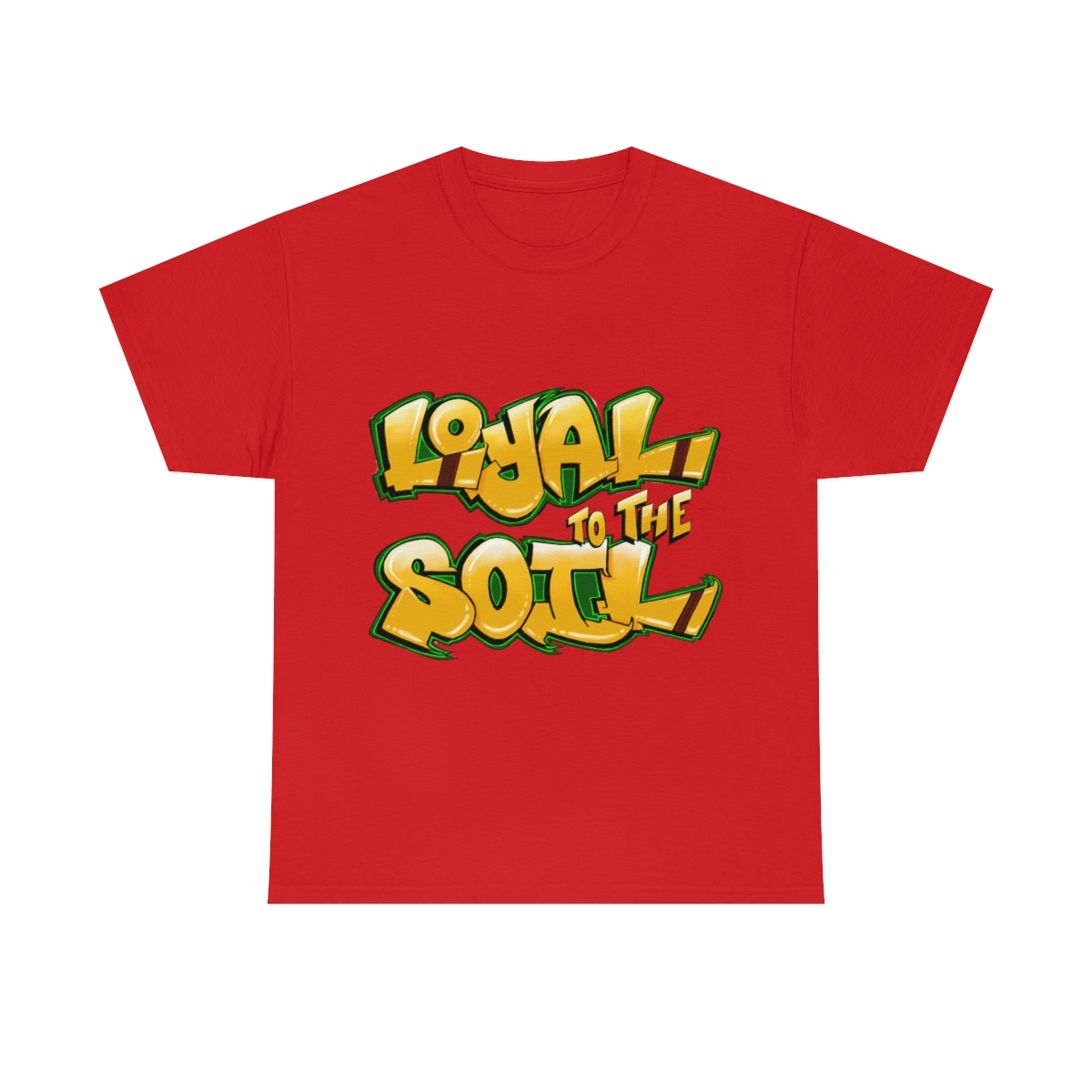 Loyal To The Soil Yellow Ras Elijah Tafari Unisex Heavy Cotton Tee - Image 89