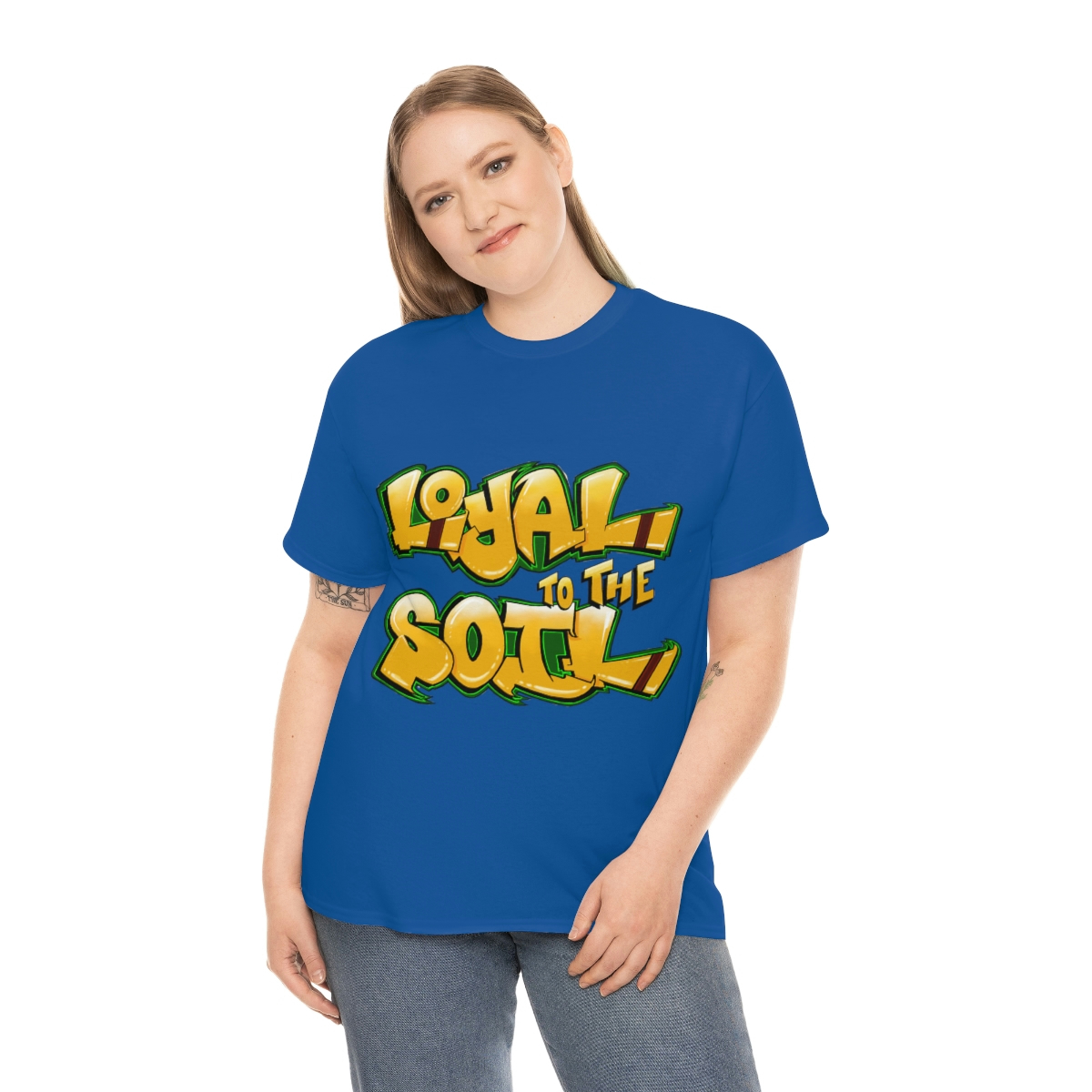 Loyal To The Soil Yellow Ras Elijah Tafari Unisex Heavy Cotton Tee - Image 67