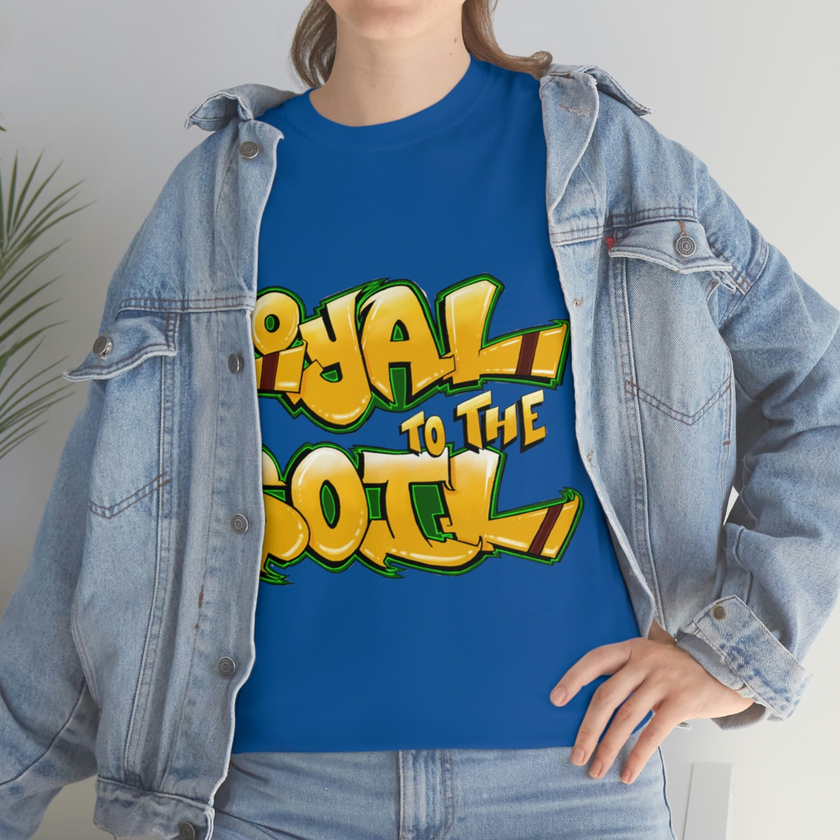 Loyal To The Soil Yellow Ras Elijah Tafari Unisex Heavy Cotton Tee - Image 70