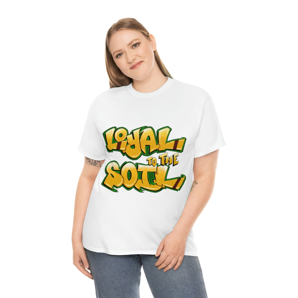 Loyal To The Soil Yellow Ras Elijah Tafari Unisex Heavy Cotton Tee - Image 11