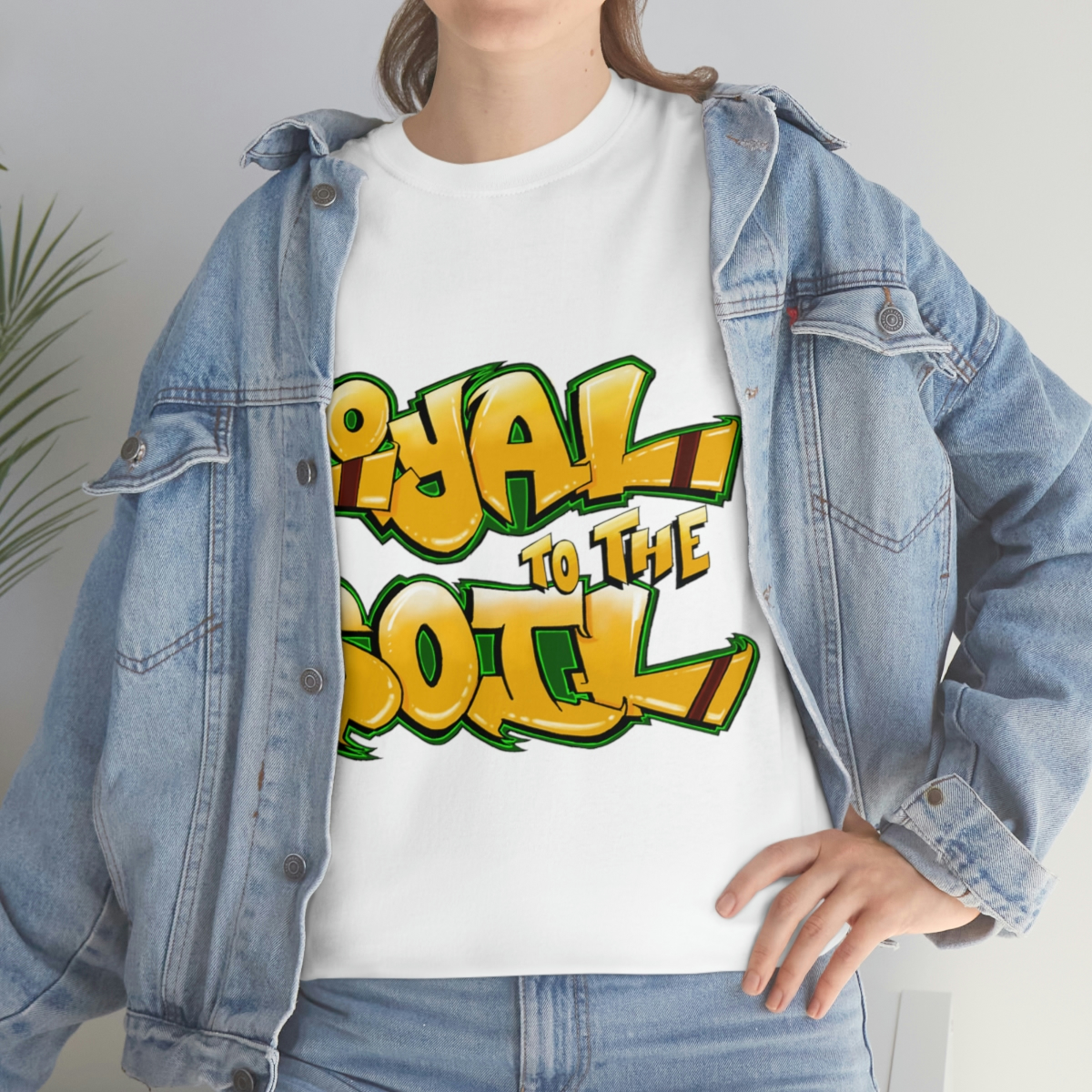 Loyal To The Soil Yellow Ras Elijah Tafari Unisex Heavy Cotton Tee - Image 14