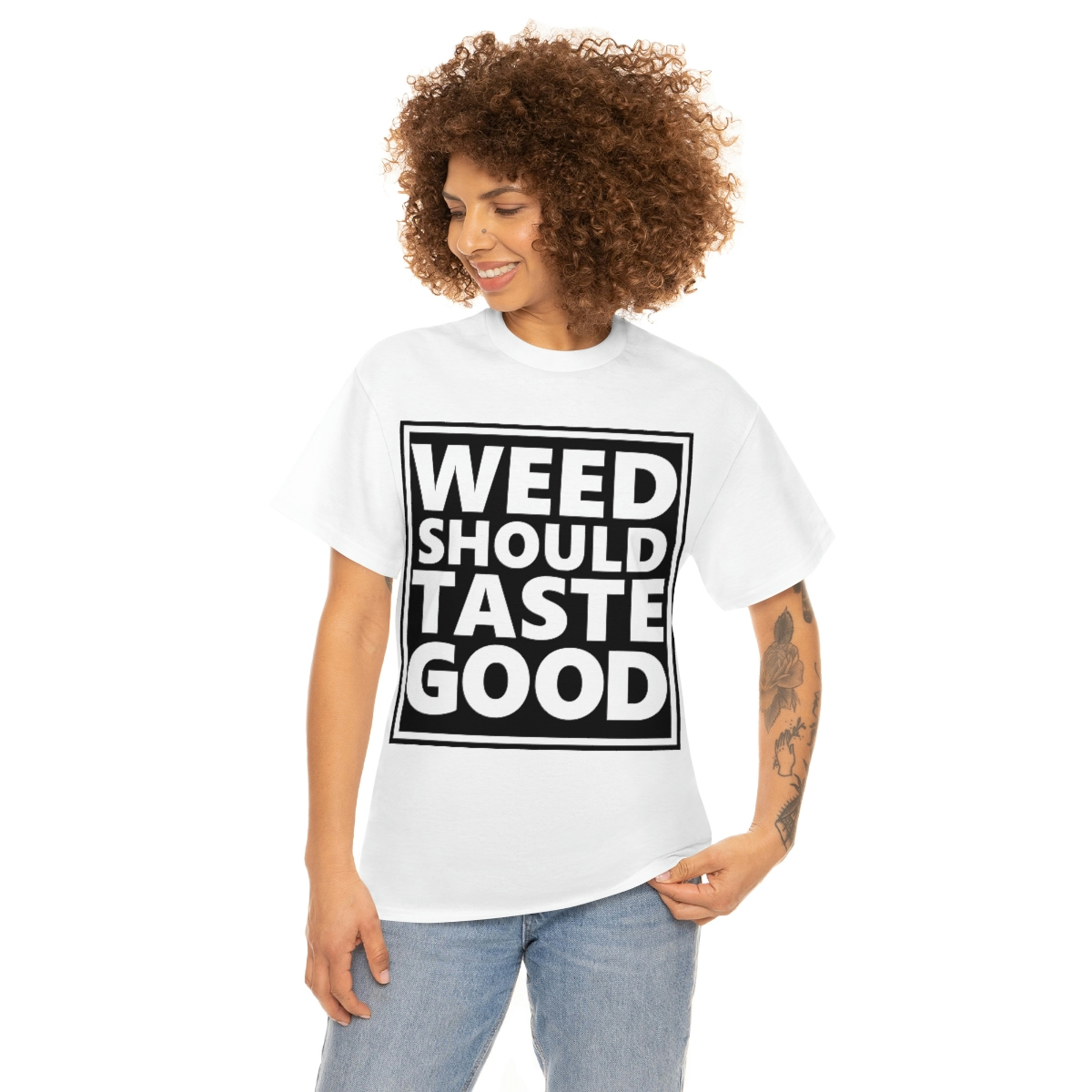 Weed Should Taste Good WB Unisex Heavy Cotton Tee - Image 10
