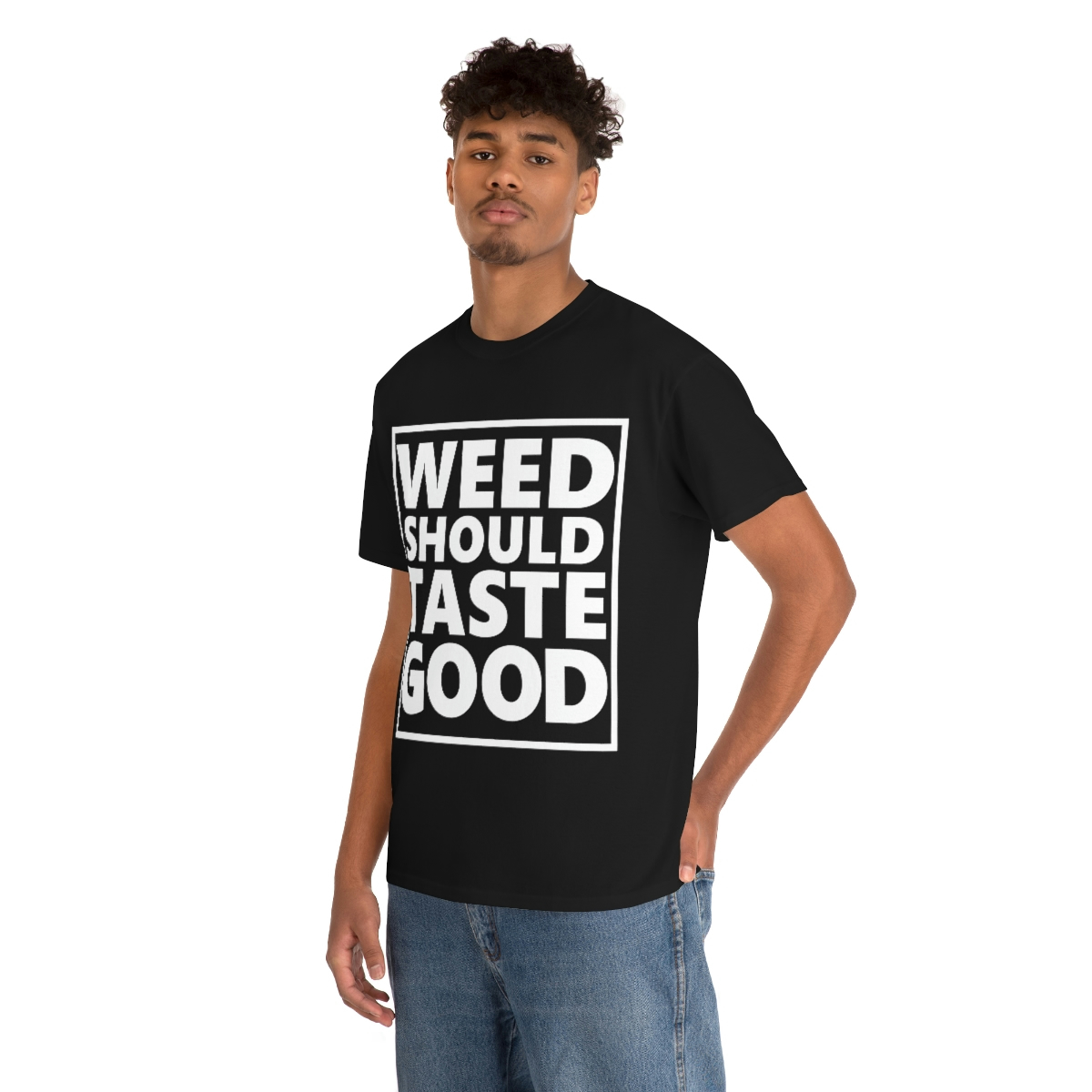 Weed Should Taste Good WB Unisex Heavy Cotton Tee - Image 5