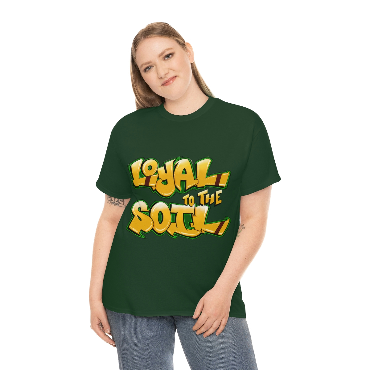 Loyal To The Soil Yellow Ras Elijah Tafari Unisex Heavy Cotton Tee - Image 35
