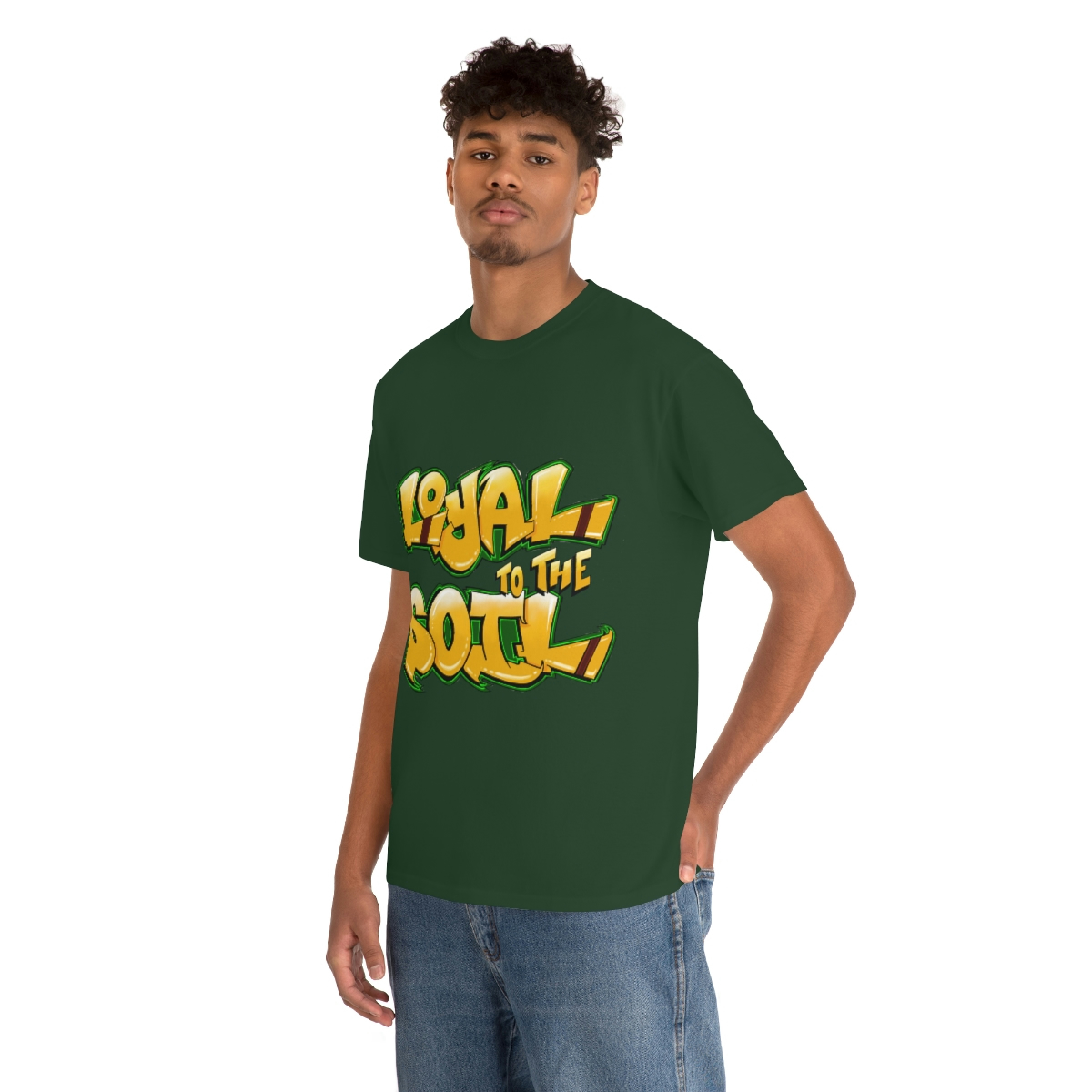 Loyal To The Soil Yellow Ras Elijah Tafari Unisex Heavy Cotton Tee - Image 37