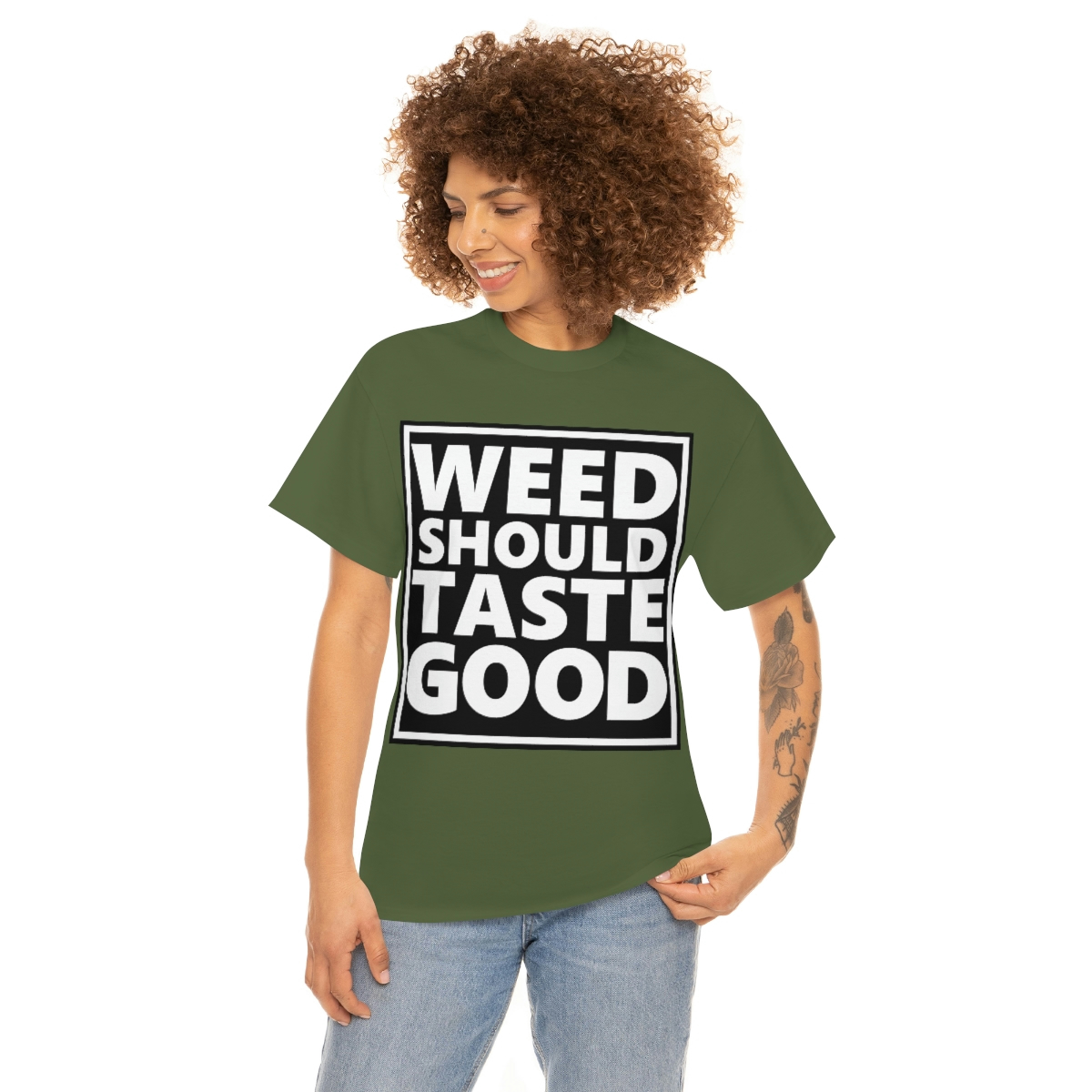 Weed Should Taste Good WB Unisex Heavy Cotton Tee - Image 34