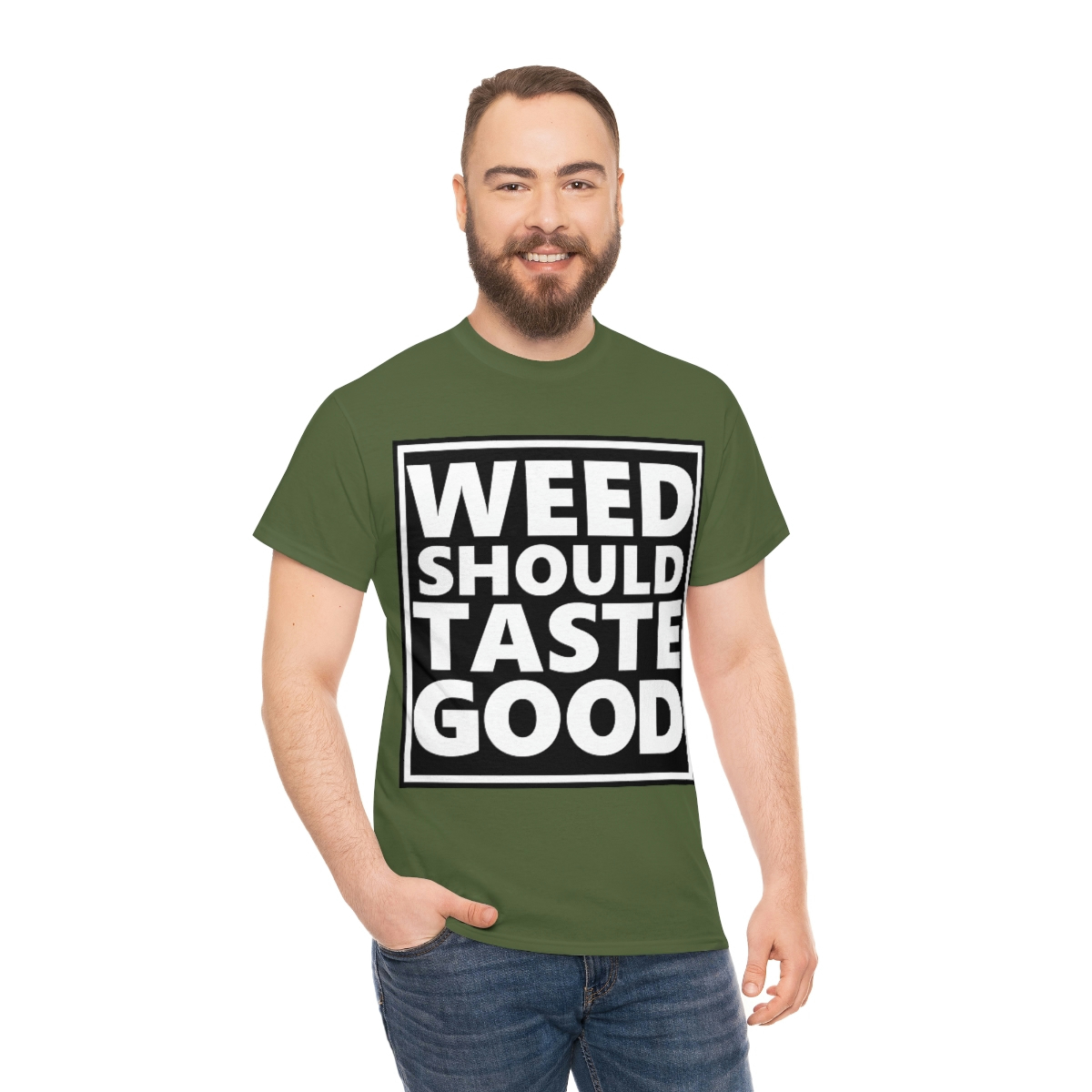 Weed Should Taste Good WB Unisex Heavy Cotton Tee - Image 36