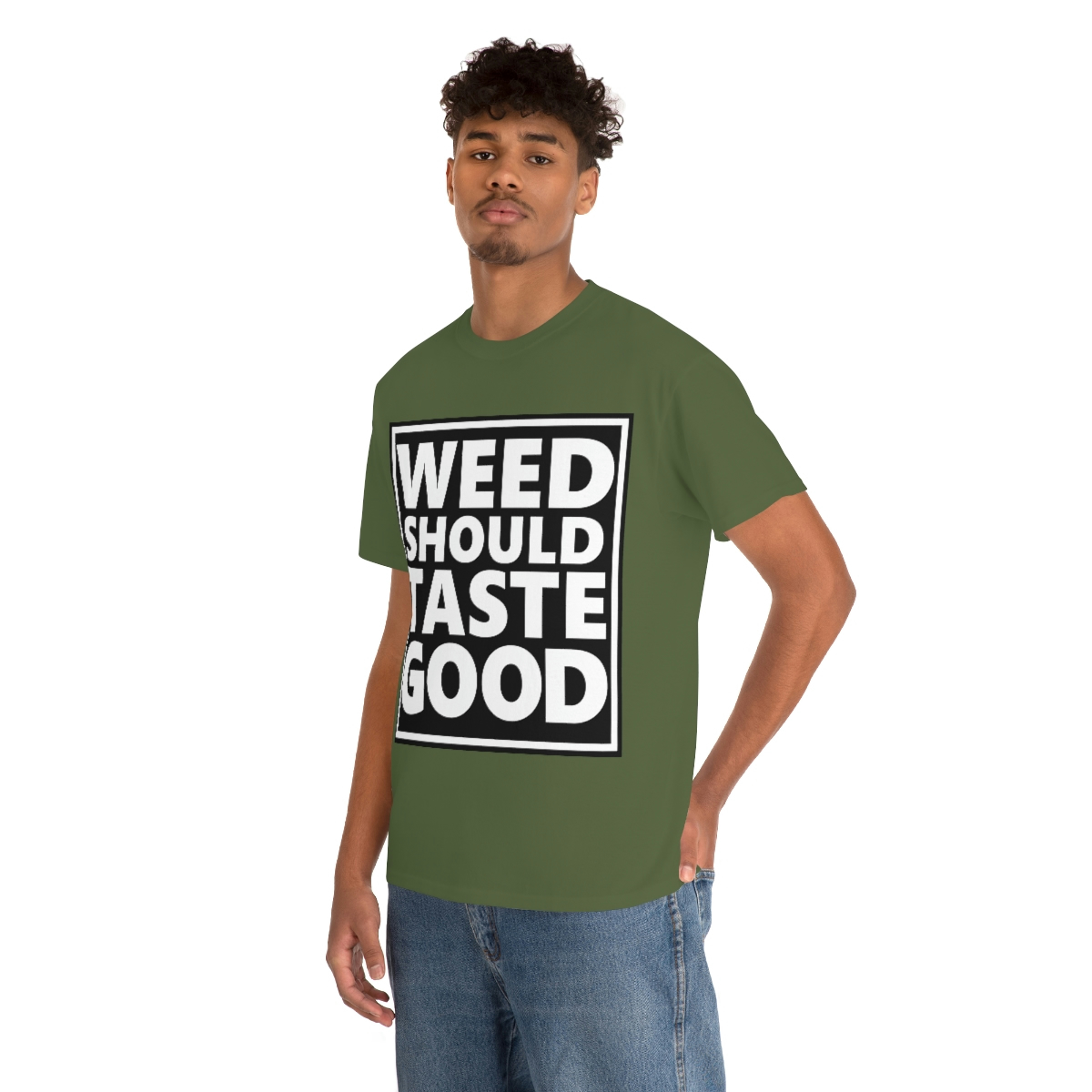Weed Should Taste Good WB Unisex Heavy Cotton Tee - Image 37