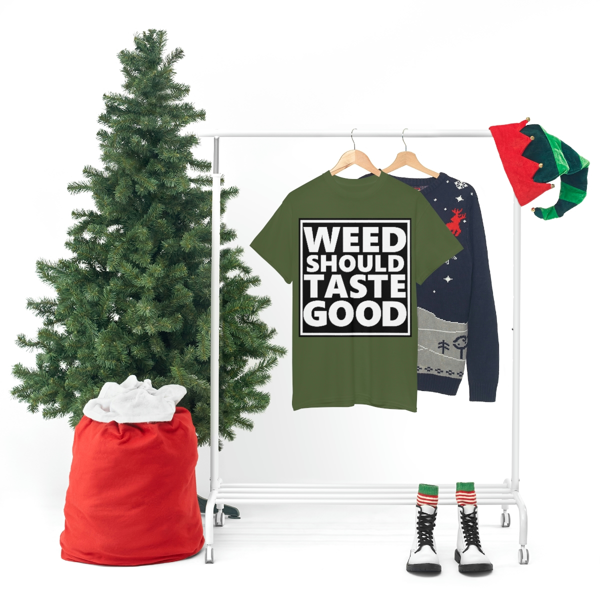 Weed Should Taste Good WB Unisex Heavy Cotton Tee - Image 40