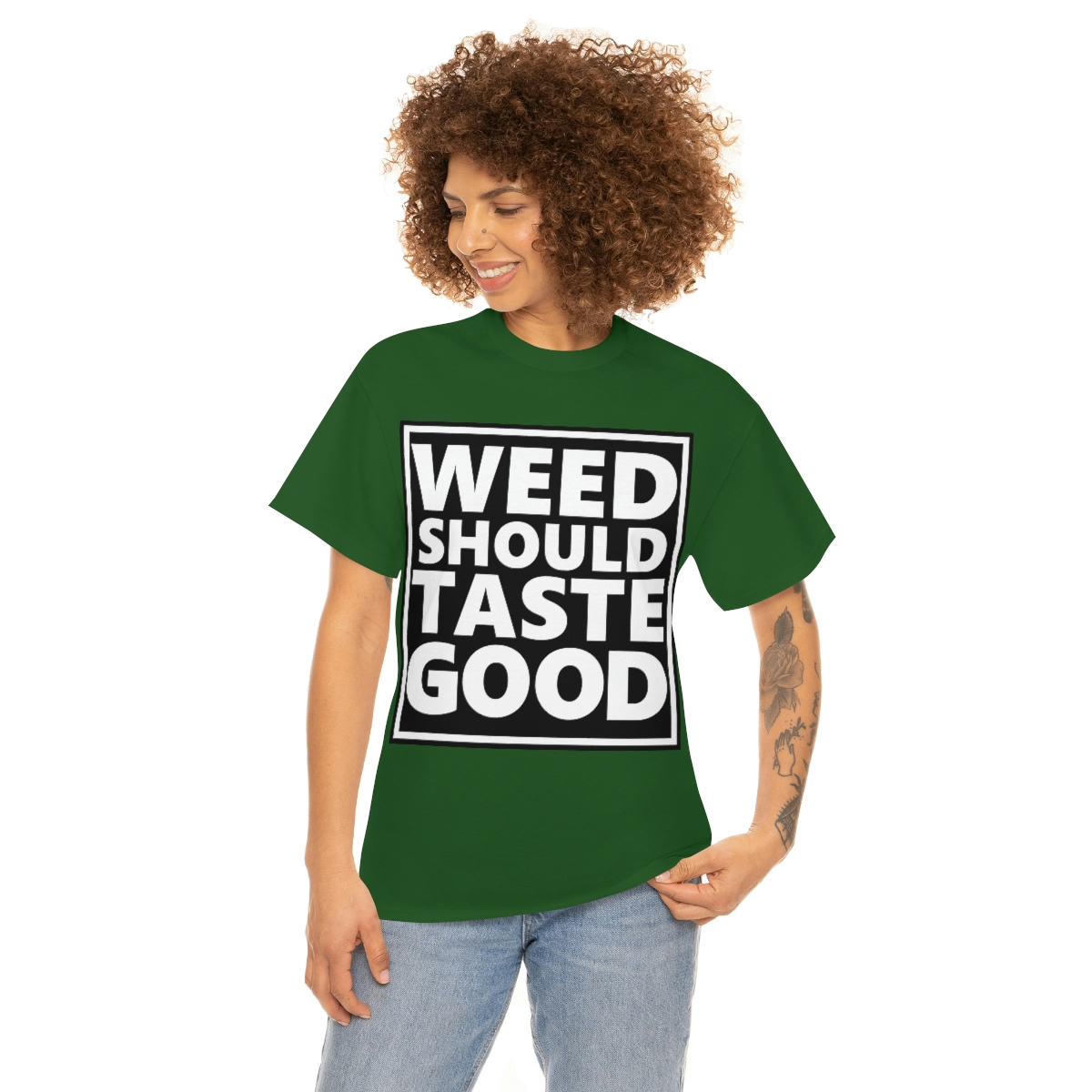 Weed Should Taste Good WB Unisex Heavy Cotton Tee - Image 42