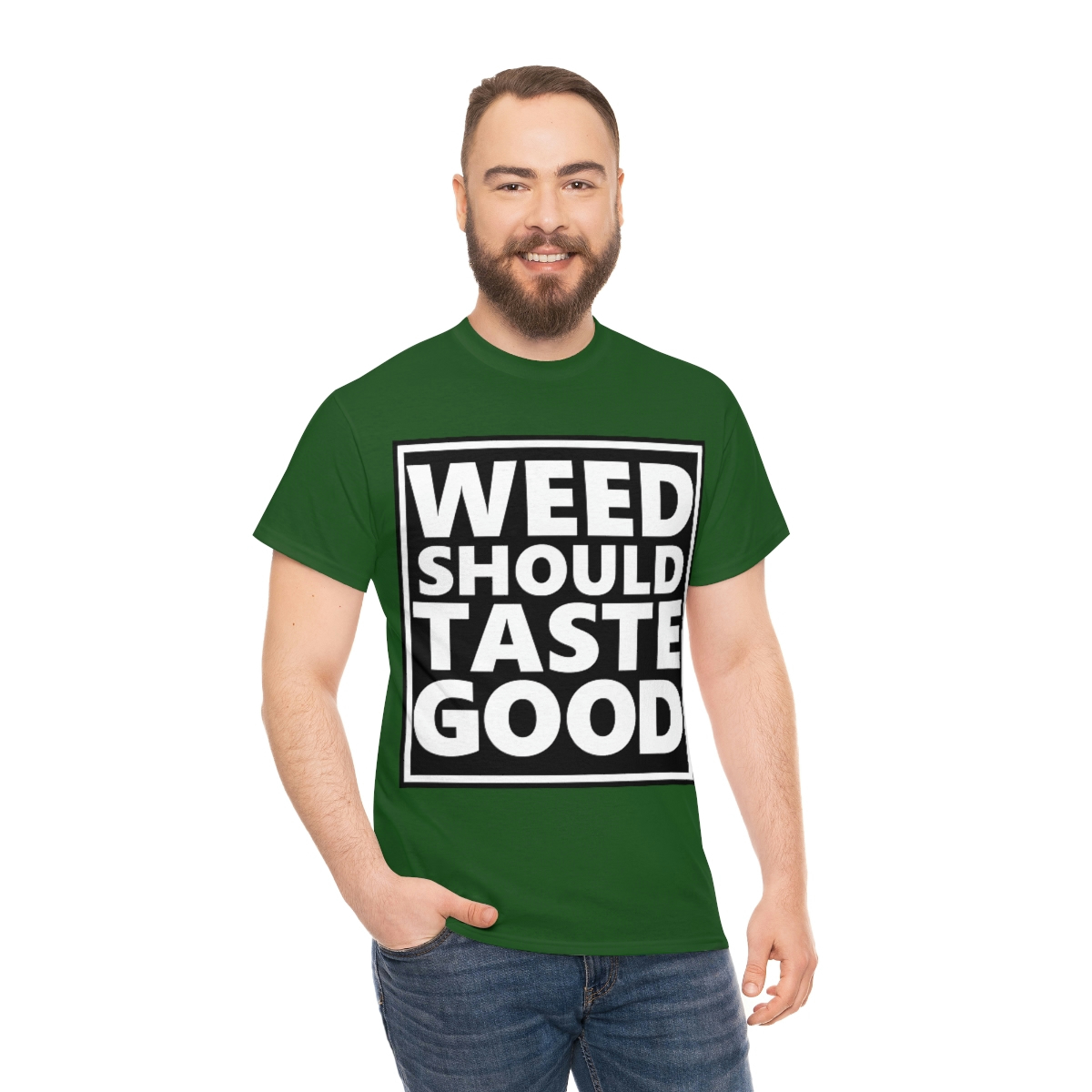 Weed Should Taste Good WB Unisex Heavy Cotton Tee - Image 44