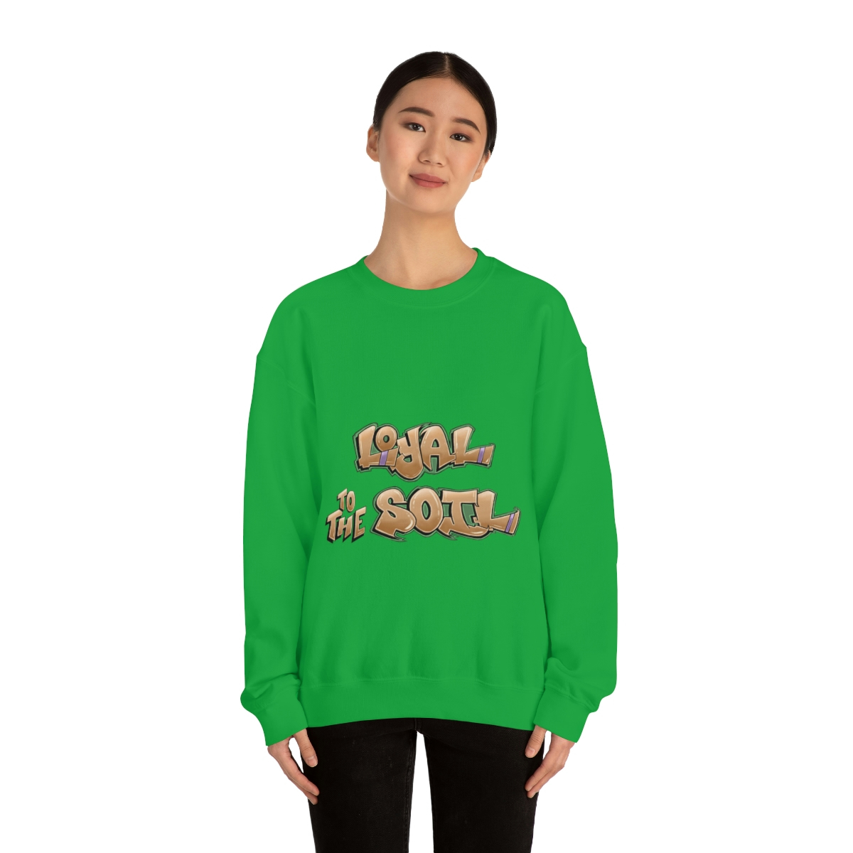 Loyal To The Soil Earthtone Ras Elijah Tafari Unisex Heavy Blend™ Crewneck Sweatshirt - Image 42