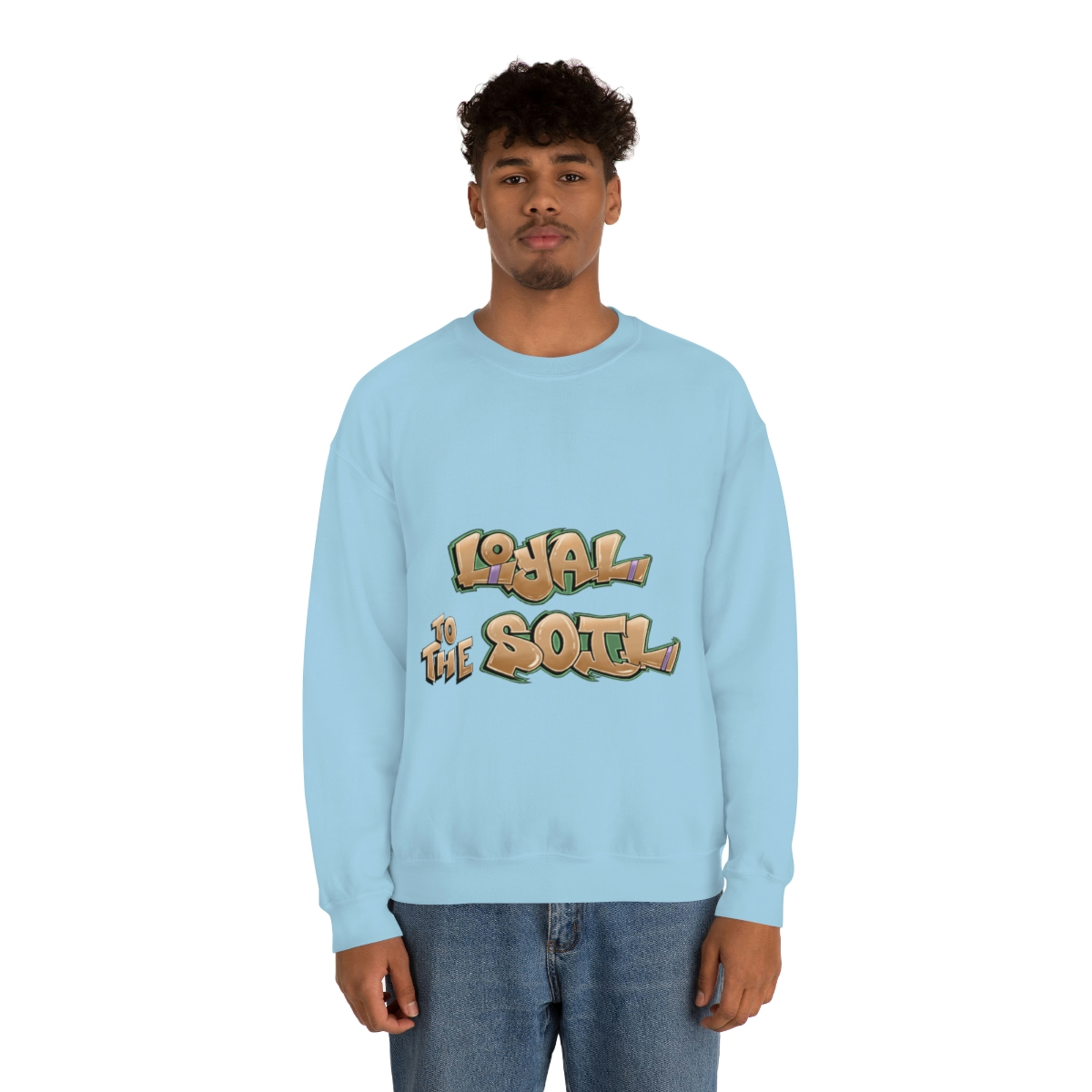 Loyal To The Soil Earthtone Ras Elijah Tafari Unisex Heavy Blend™ Crewneck Sweatshirt - Image 51