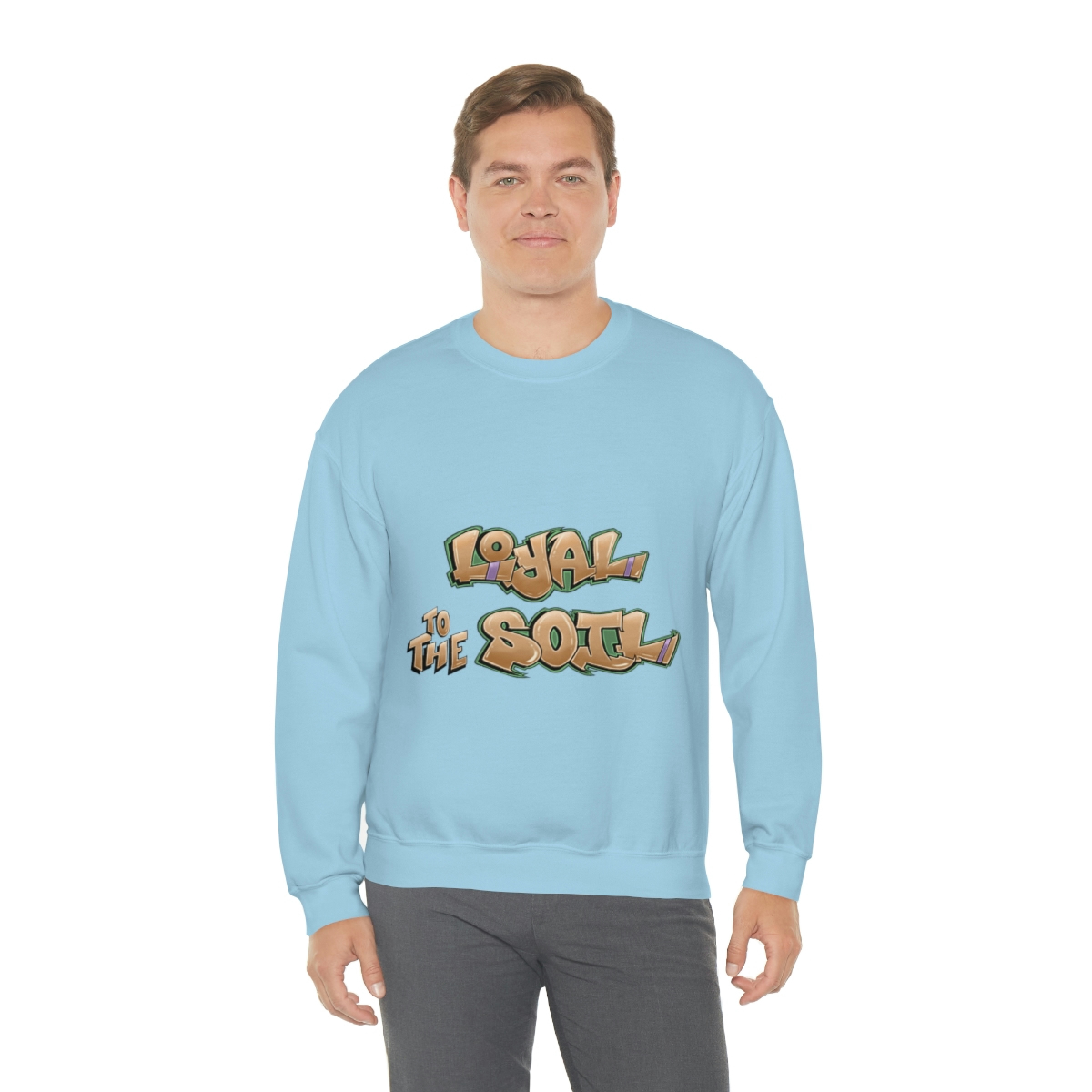 Loyal To The Soil Earthtone Ras Elijah Tafari Unisex Heavy Blend™ Crewneck Sweatshirt - Image 52