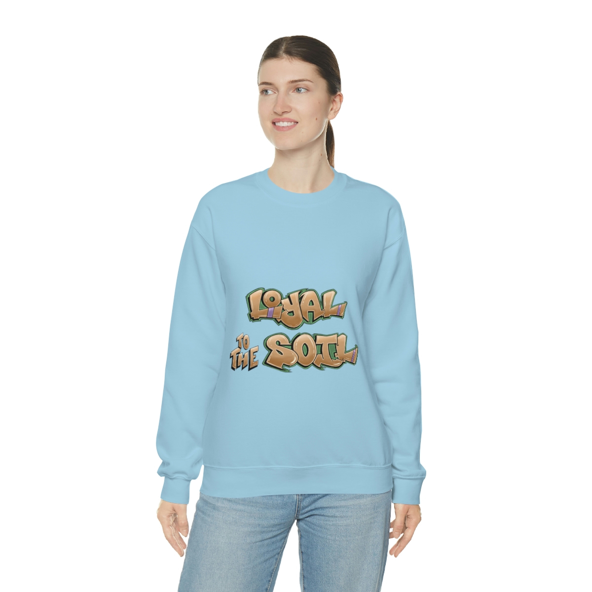 Loyal To The Soil Earthtone Ras Elijah Tafari Unisex Heavy Blend™ Crewneck Sweatshirt - Image 53