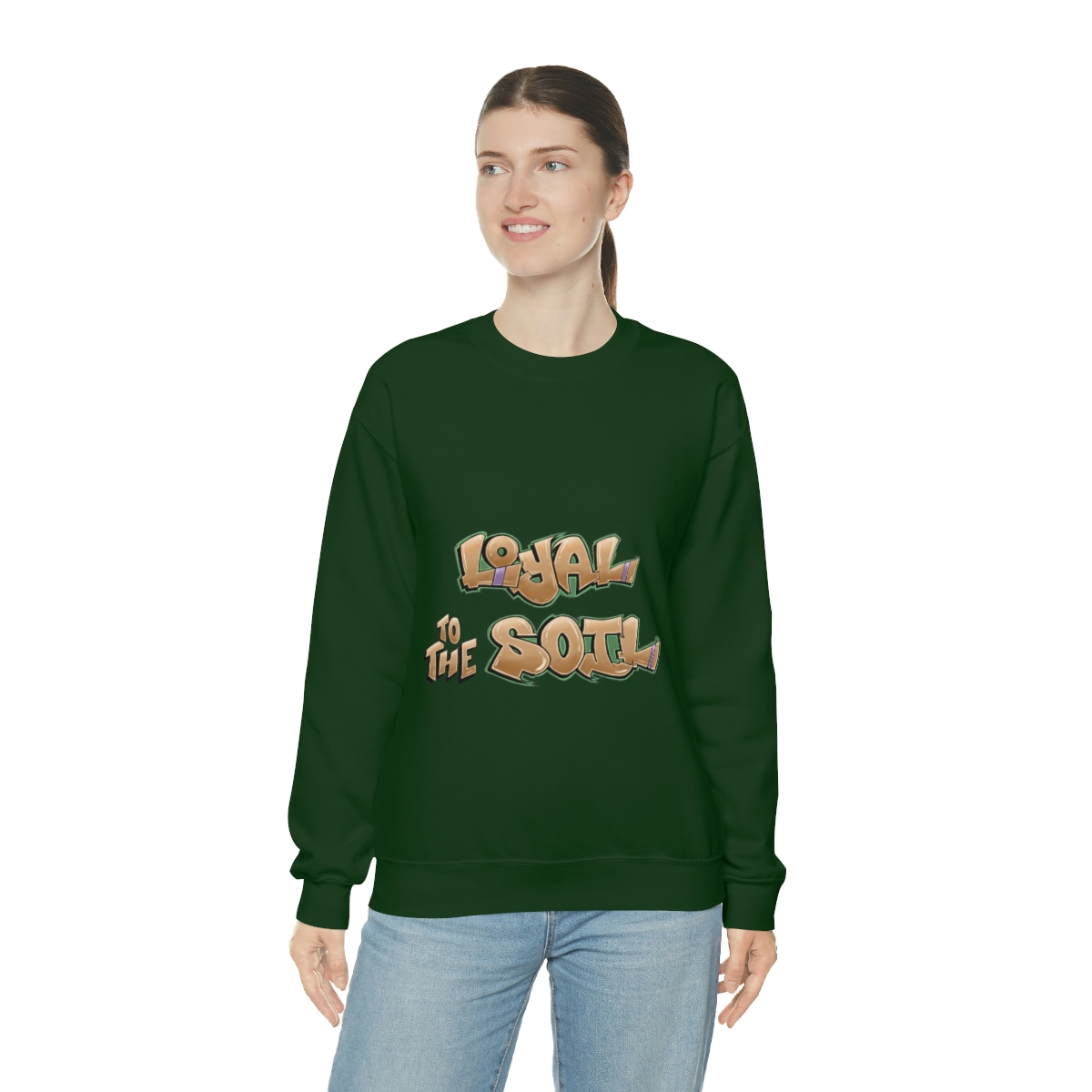 Loyal To The Soil Earthtone Ras Elijah Tafari Unisex Heavy Blend™ Crewneck Sweatshirt - Image 37