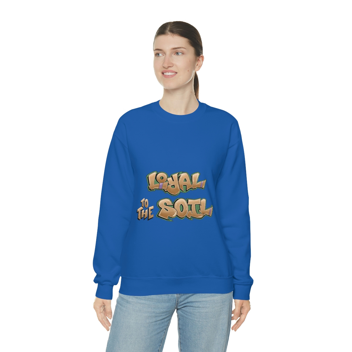 Loyal To The Soil Earthtone Ras Elijah Tafari Unisex Heavy Blend™ Crewneck Sweatshirt - Image 61