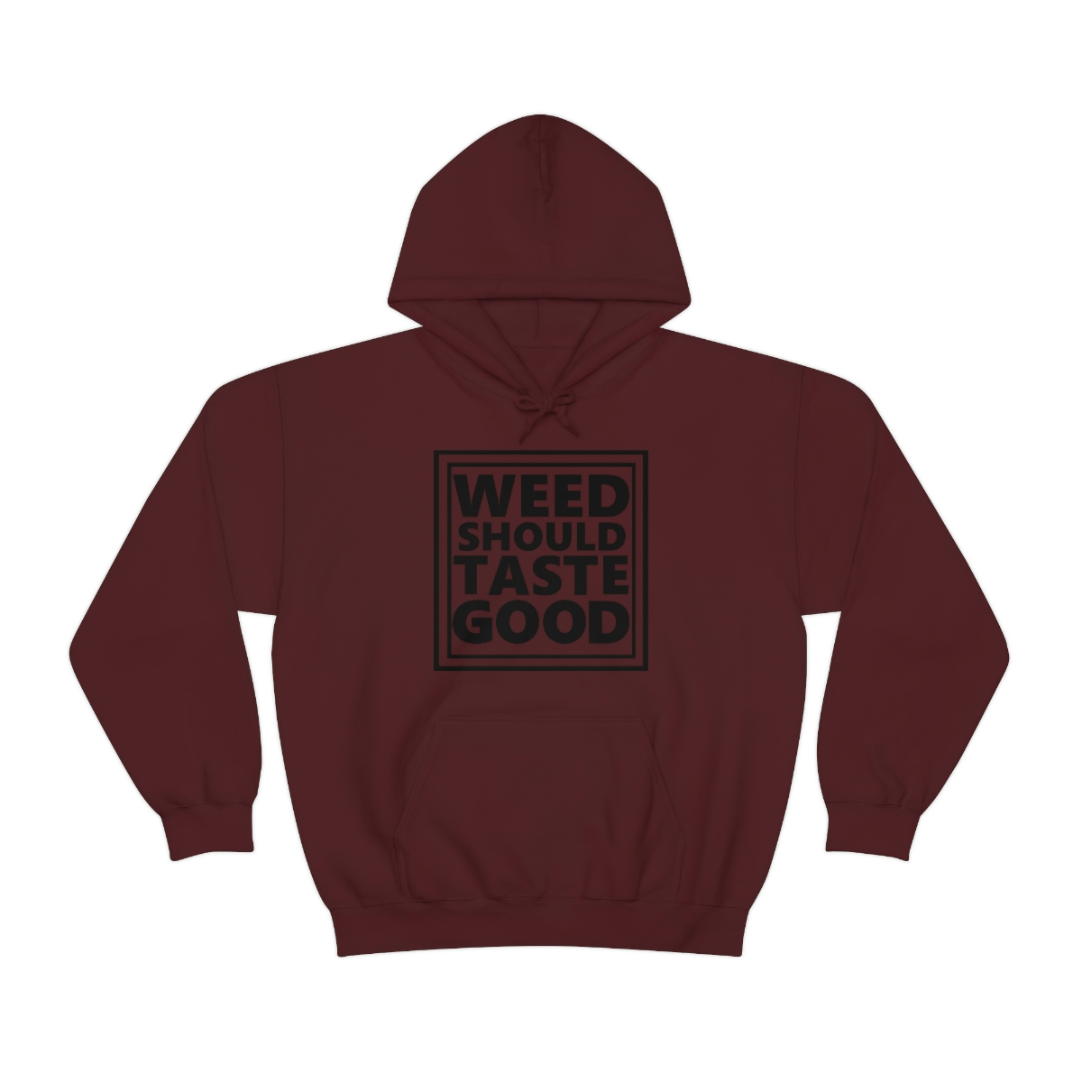 Weed Should Taste Good BW Unisex Heavy Blend™ Hooded Sweatshirt - Image 17
