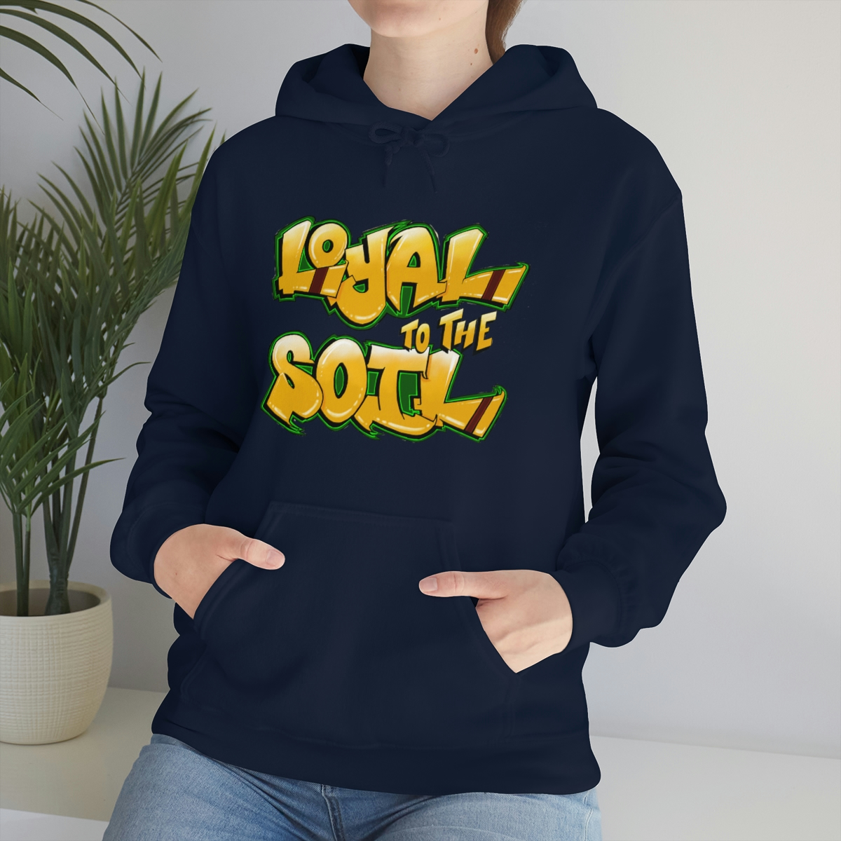 Loyal To The Soil Yellow Ras Elijah Tafari Unisex Heavy Blend™ Hooded Sweatshirt - Image 6