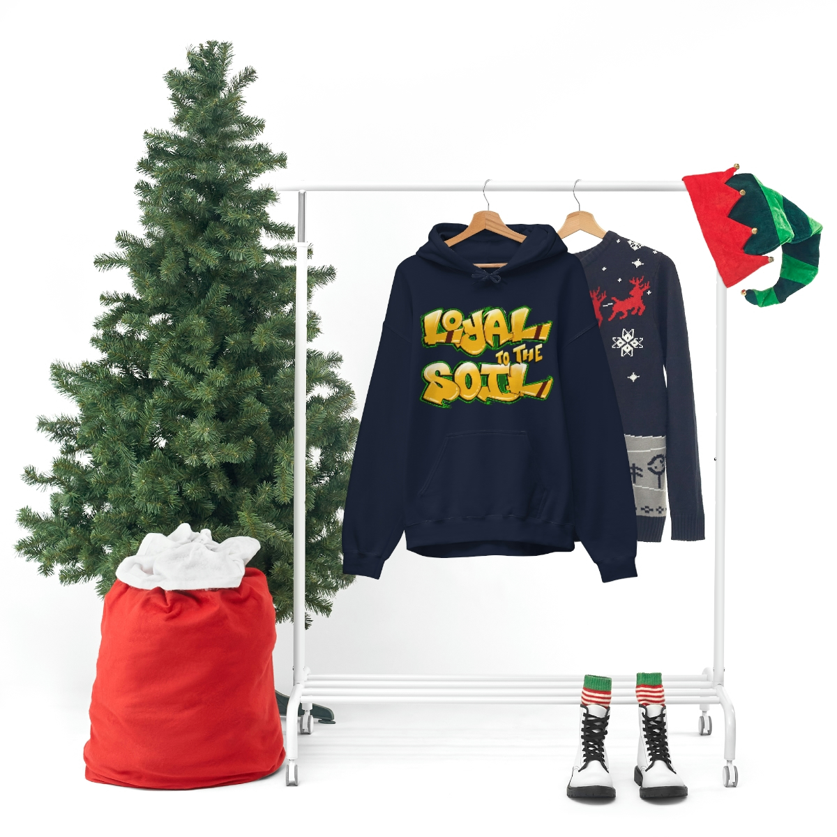 Loyal To The Soil Yellow Ras Elijah Tafari Unisex Heavy Blend™ Hooded Sweatshirt - Image 8