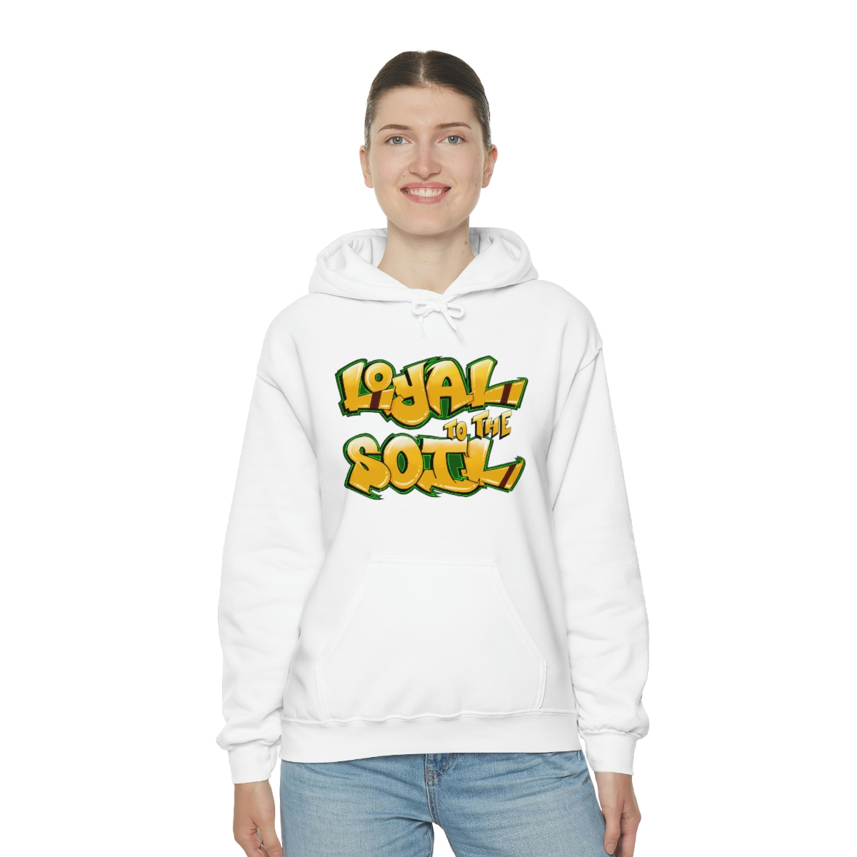 Loyal To The Soil Yellow Ras Elijah Tafari Unisex Heavy Blend™ Hooded Sweatshirt - Image 12
