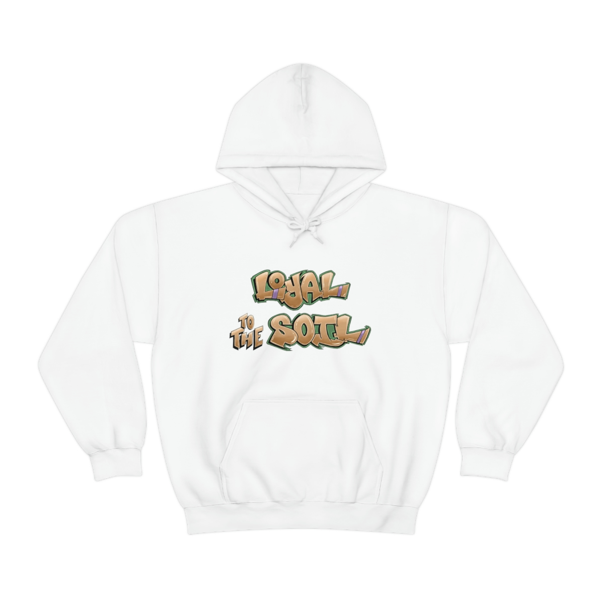 Loyal To The Soil Earthtone - Ras Elijah Tafari Unisex Heavy Blend™ Hooded Sweatshirt - Image 9