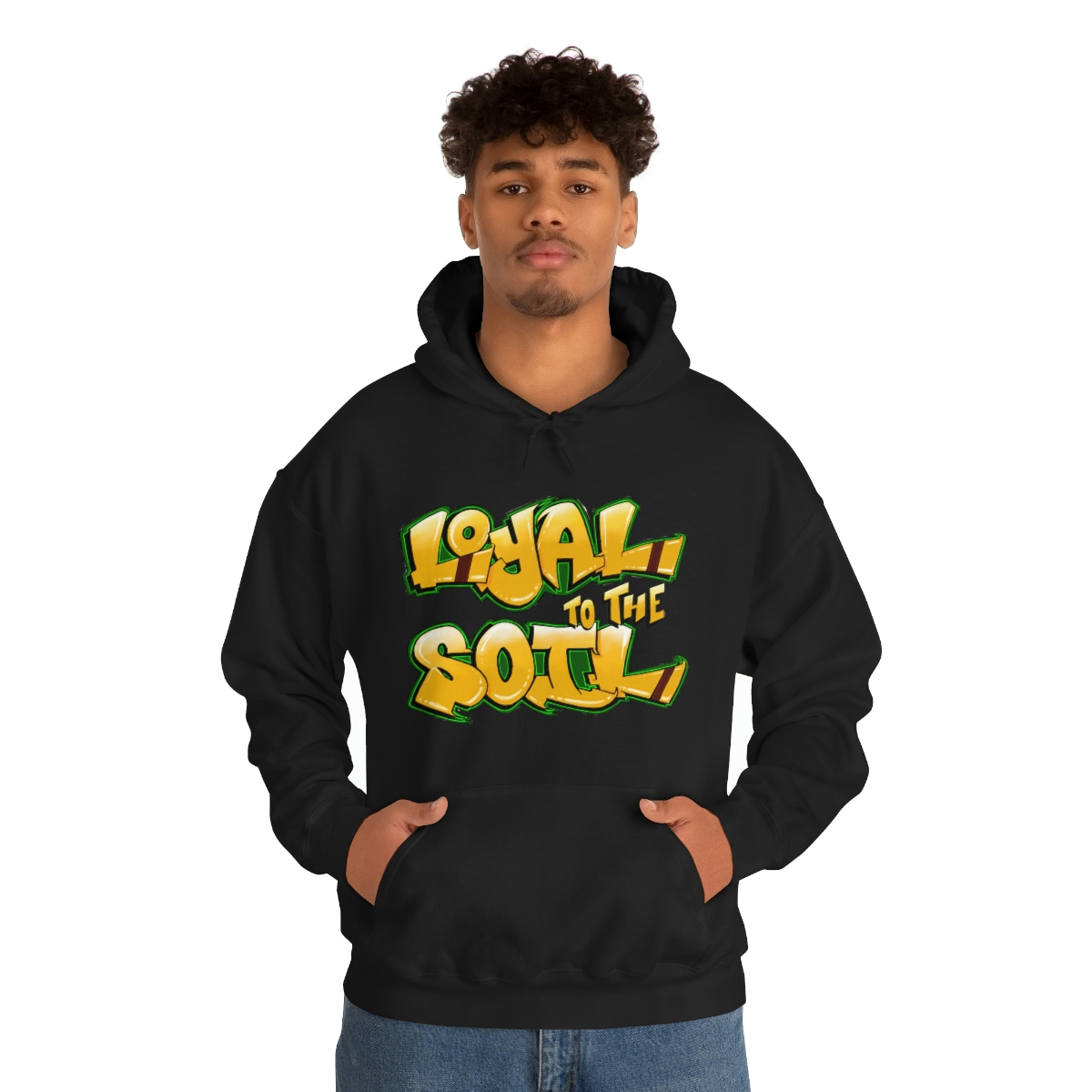 Loyal To The Soil Yellow Ras Elijah Tafari Unisex Heavy Blend™ Hooded Sweatshirt - Image 19