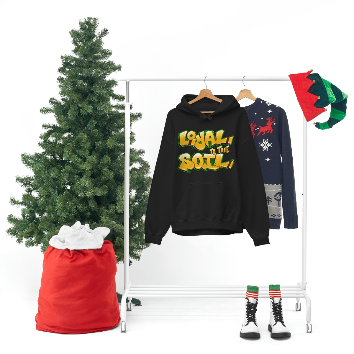 Loyal To The Soil Yellow Ras Elijah Tafari Unisex Heavy Blend™ Hooded Sweatshirt - Image 24