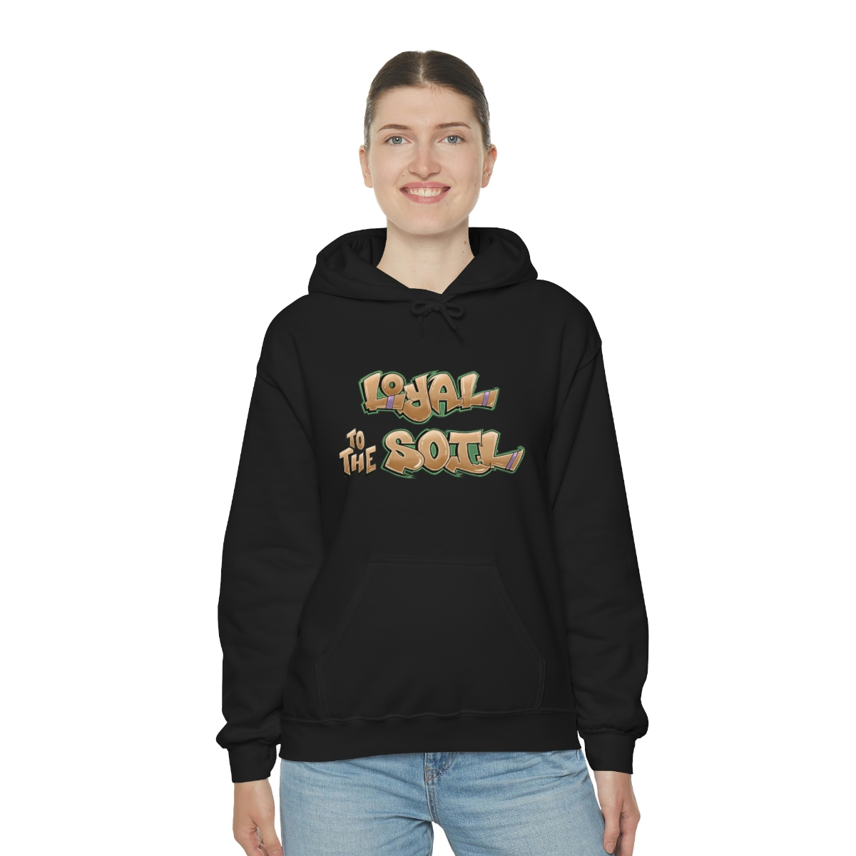 Loyal To The Soil Earthtone - Ras Elijah Tafari Unisex Heavy Blend™ Hooded Sweatshirt - Image 20