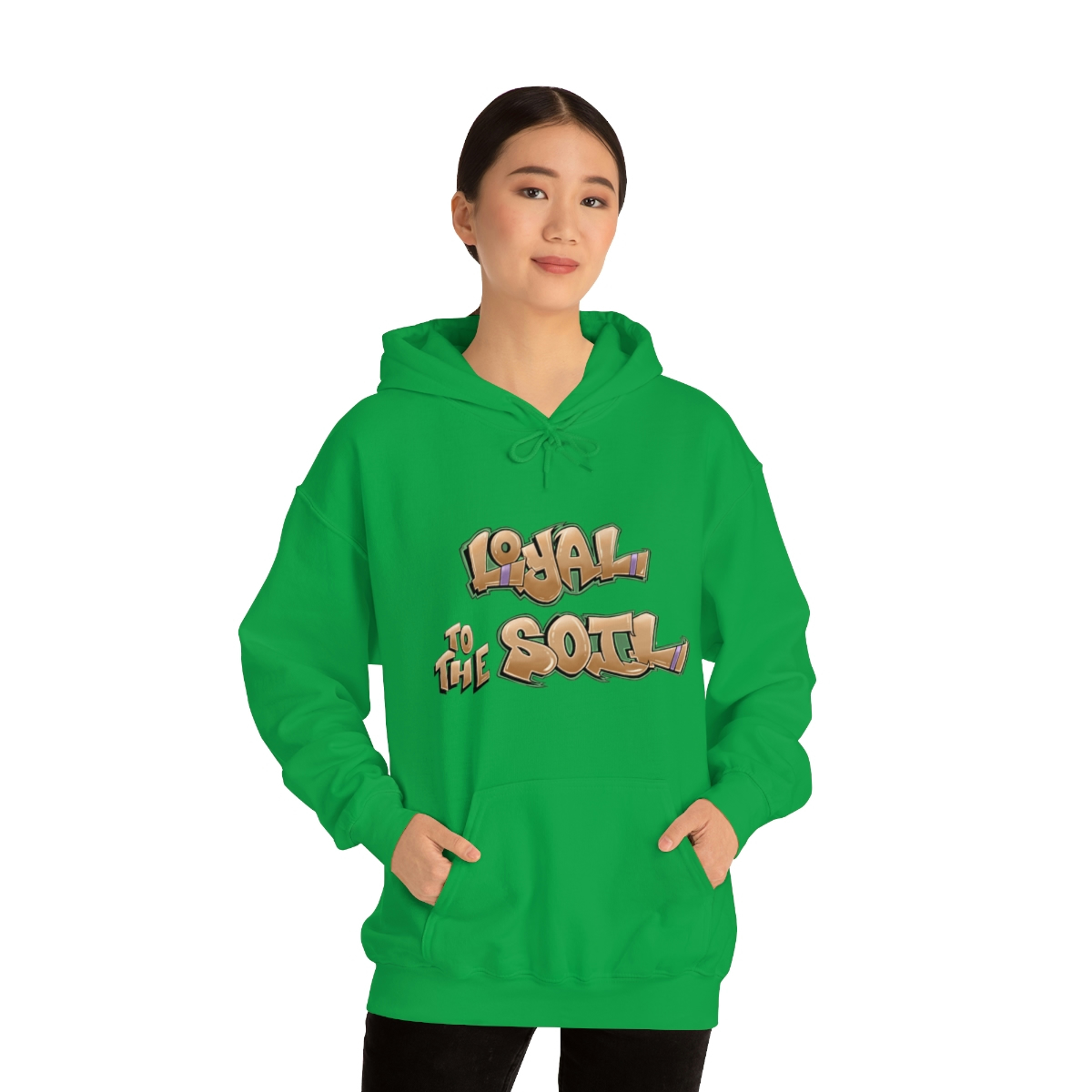 Loyal To The Soil Earthtone - Ras Elijah Tafari Unisex Heavy Blend™ Hooded Sweatshirt - Image 50