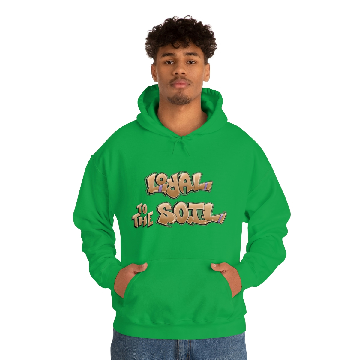 Loyal To The Soil Earthtone - Ras Elijah Tafari Unisex Heavy Blend™ Hooded Sweatshirt - Image 51