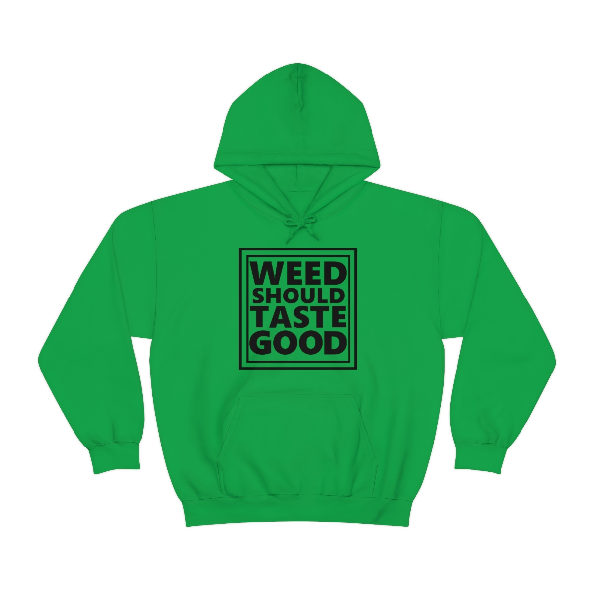 Weed Should Taste Good BW Unisex Heavy Blend™ Hooded Sweatshirt - Image 33