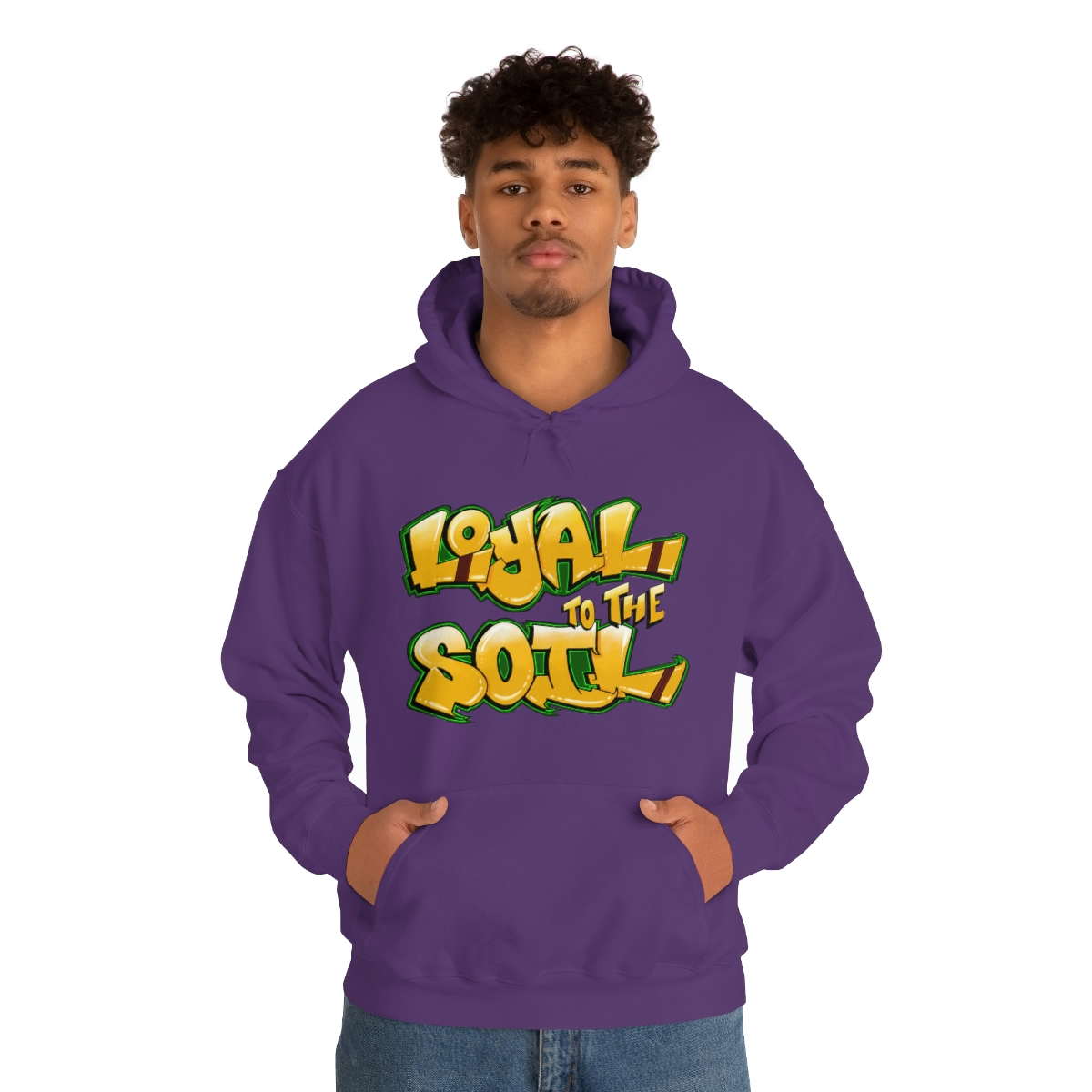 Loyal To The Soil Yellow Ras Elijah Tafari Unisex Heavy Blend™ Hooded Sweatshirt - Image 83